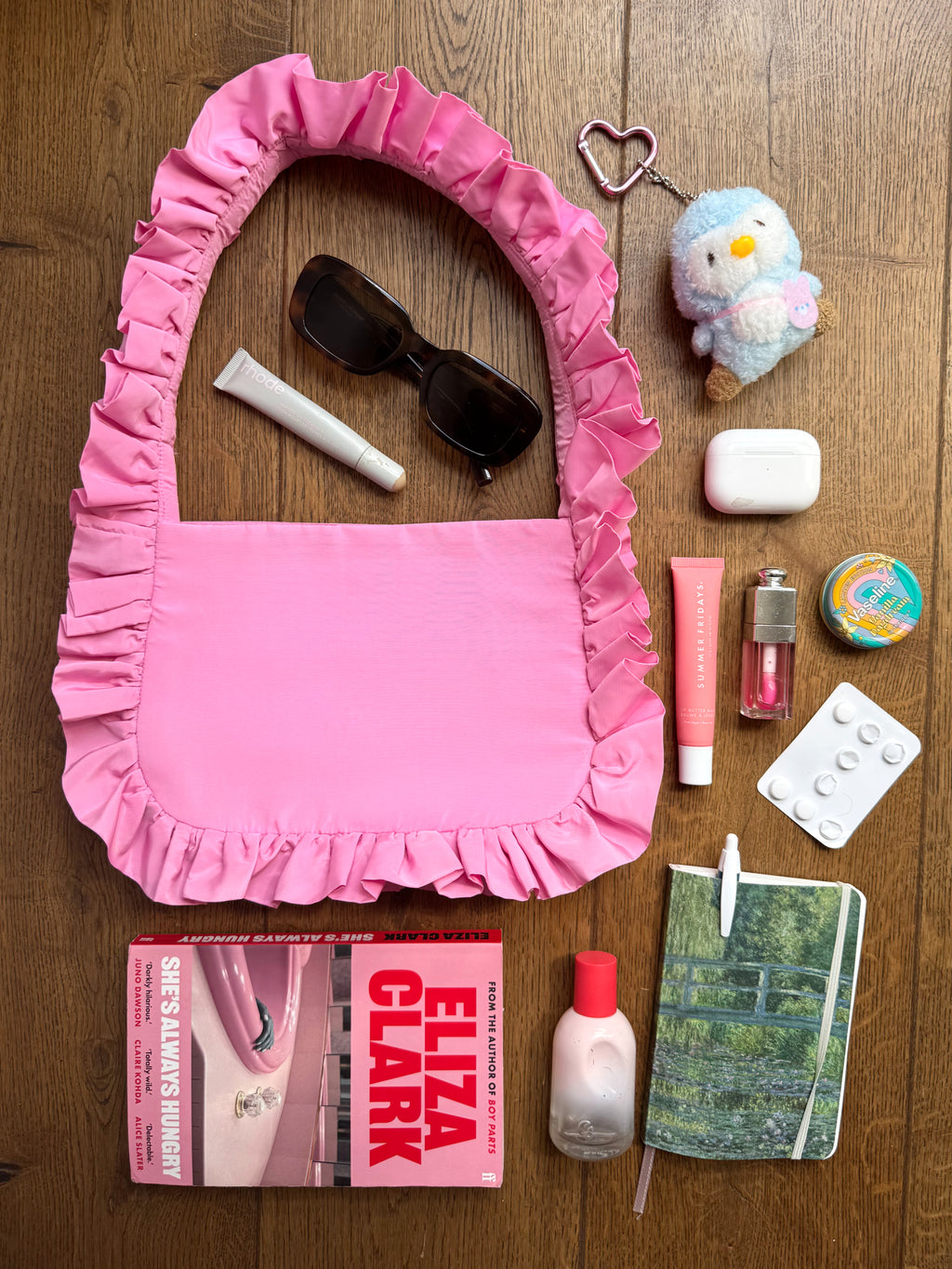 Baby Pink Baguette Bag image 1