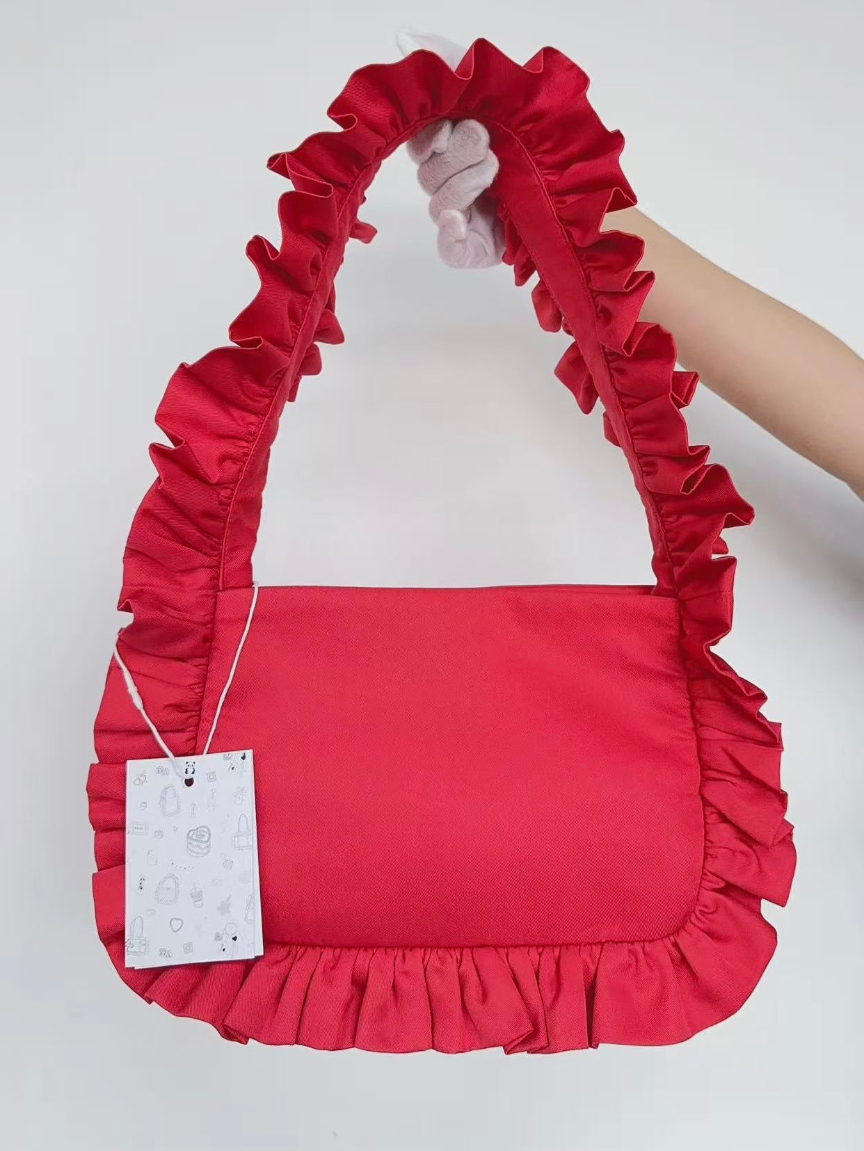 Red Baguette Bag image 3