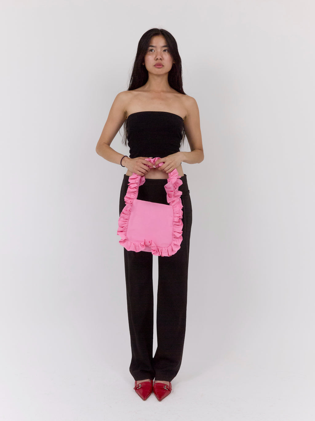 Bubblegum Pink Original Ruffle Bag image 1