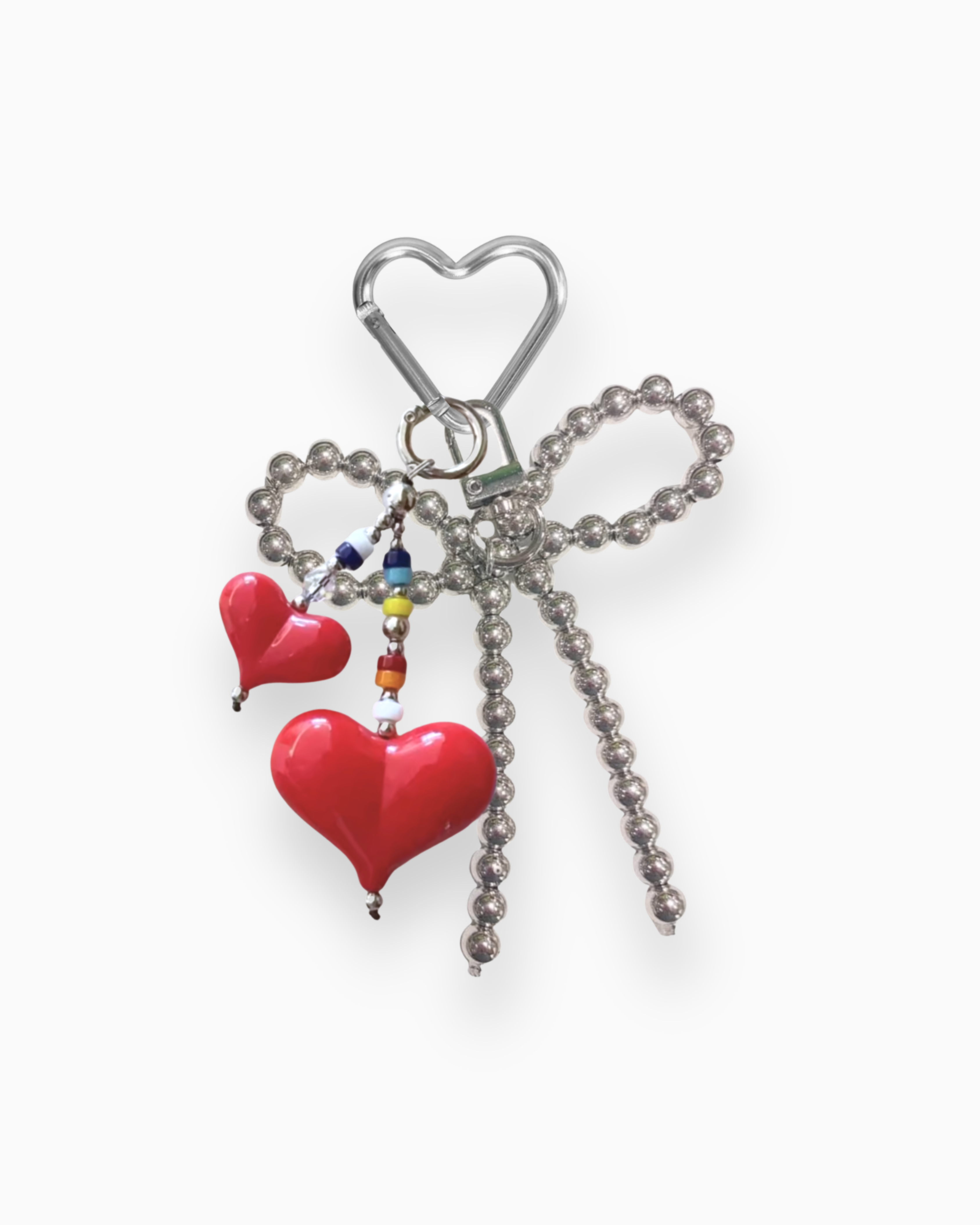 Bow and Heart Charm