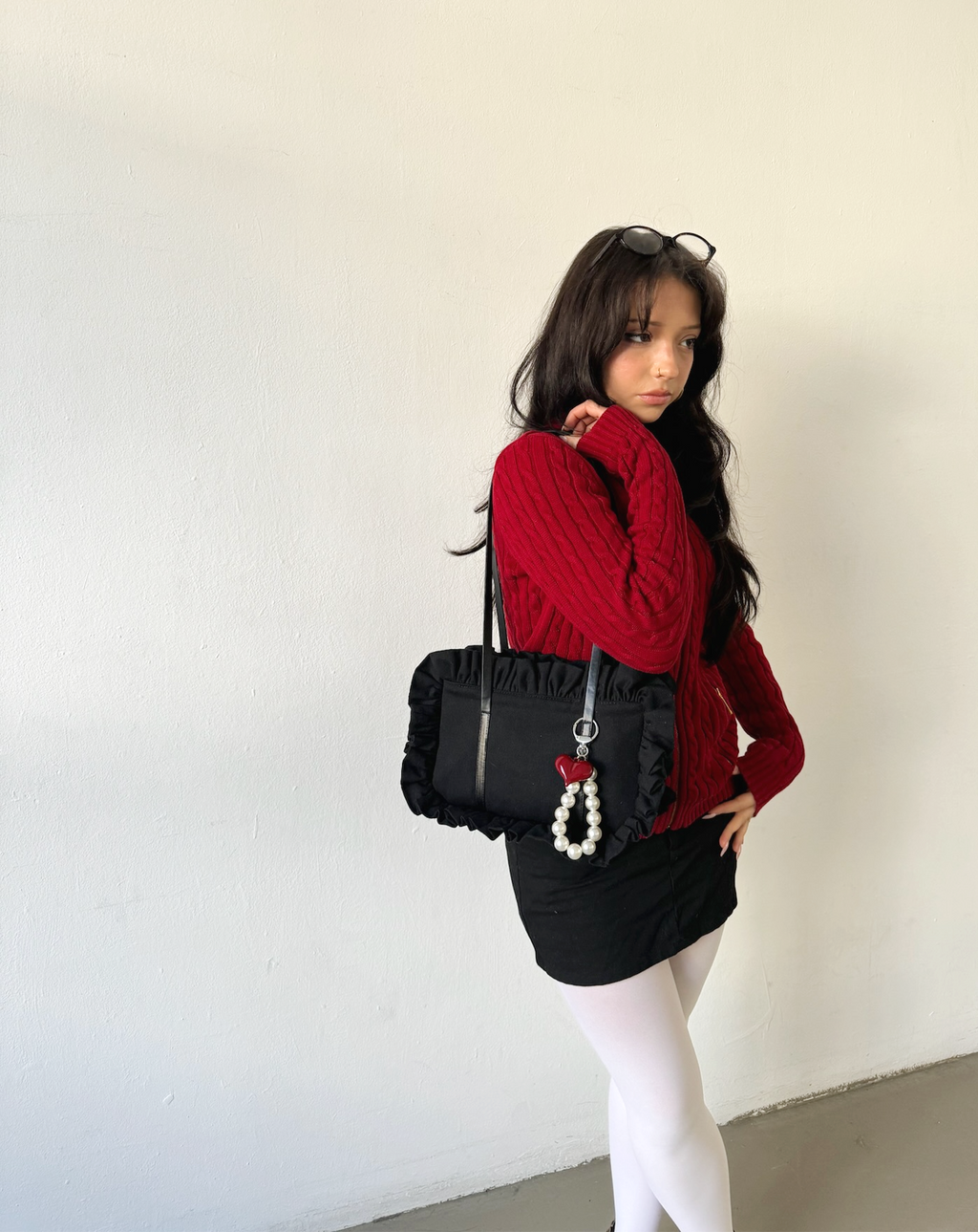 Black Bowler Bag image 5