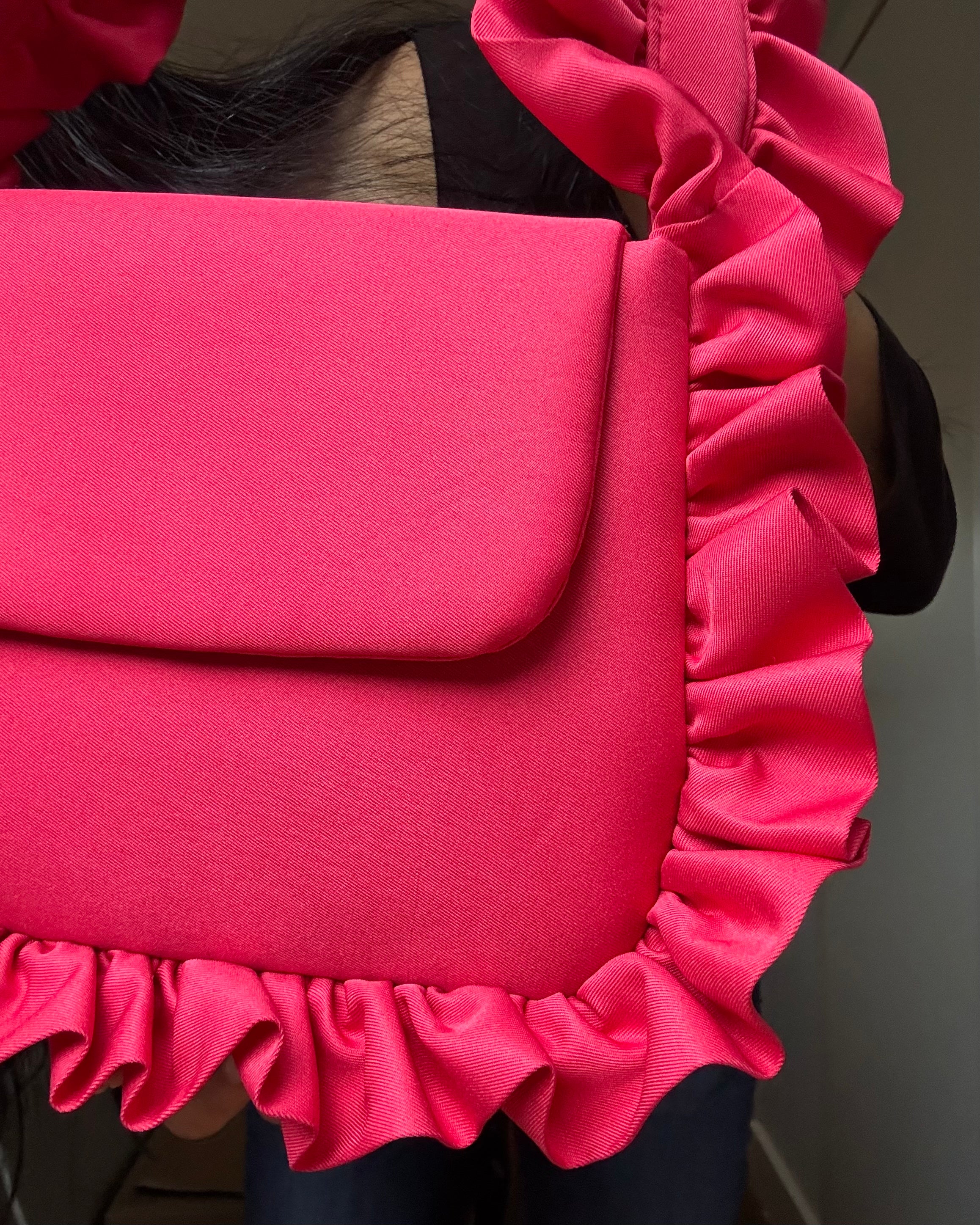 Red Baguette Flap - Sample