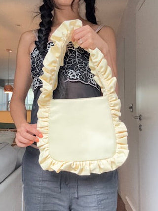 Butter Yellow Original Ruffle Bag - Sample