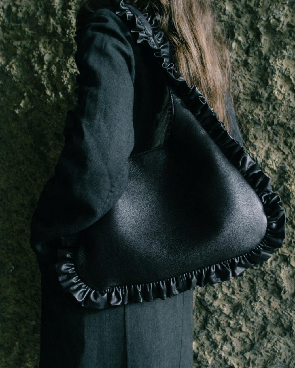 Leather Hobo - Onyx