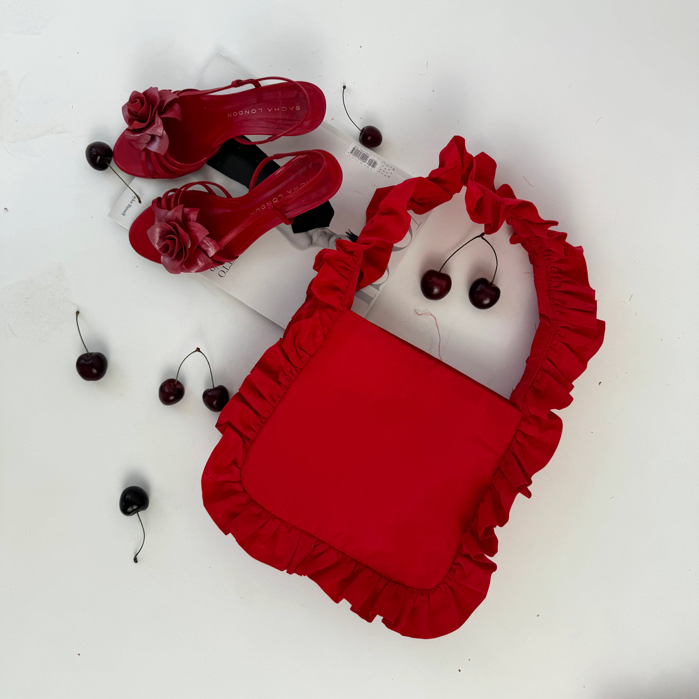 Red Original Ruffle Bag image 0