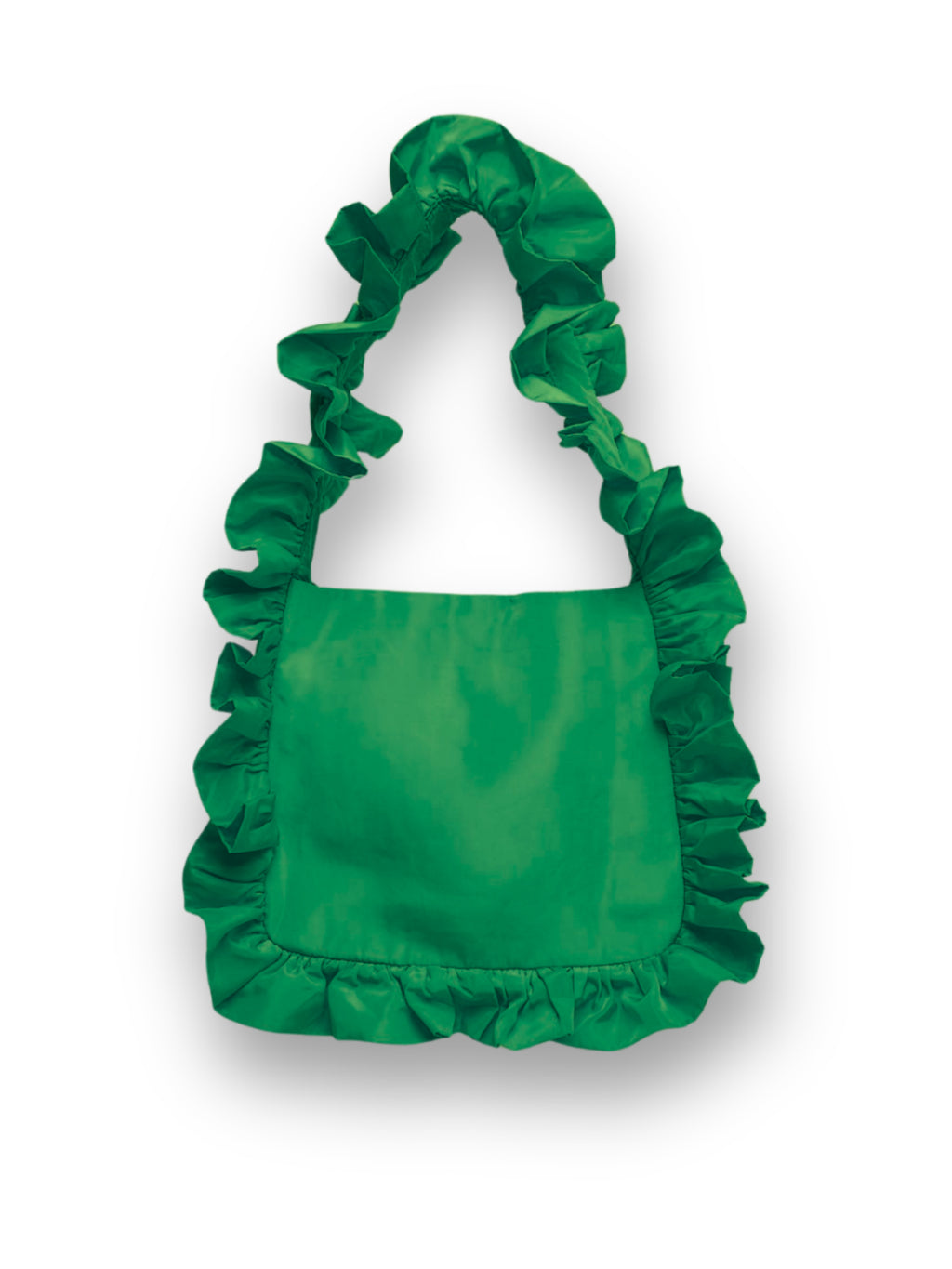 Jade Green Original Ruffle Bag image 0
