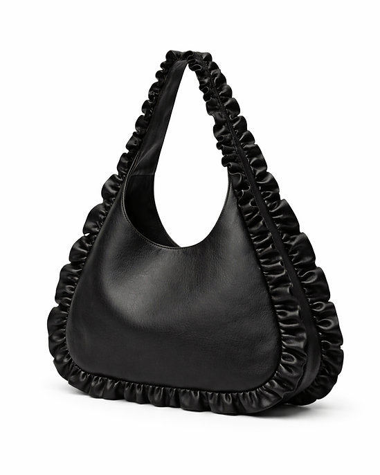 Leather Hobo - Onyx
