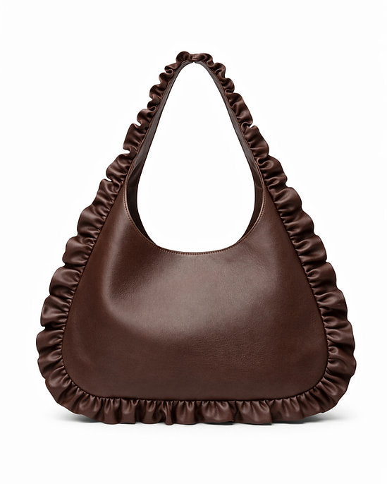 Leather Hobo - Chicory Coffee