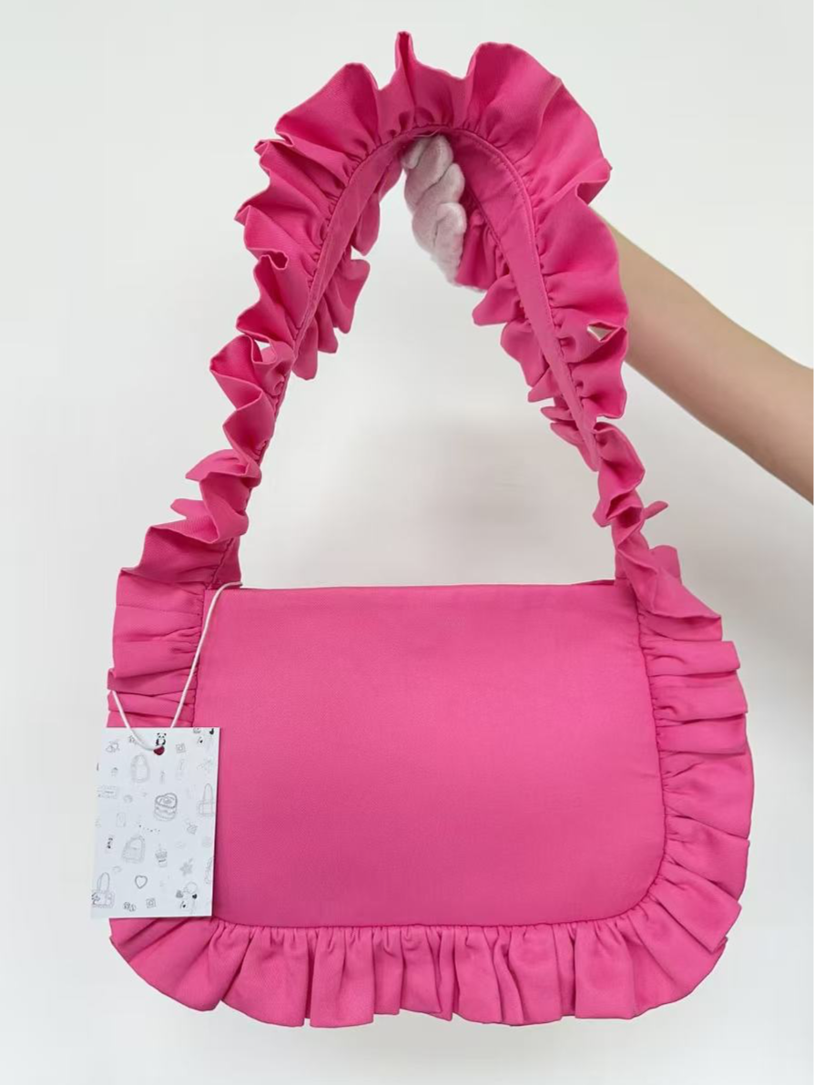 Deep Pink Baguette Bag image 2