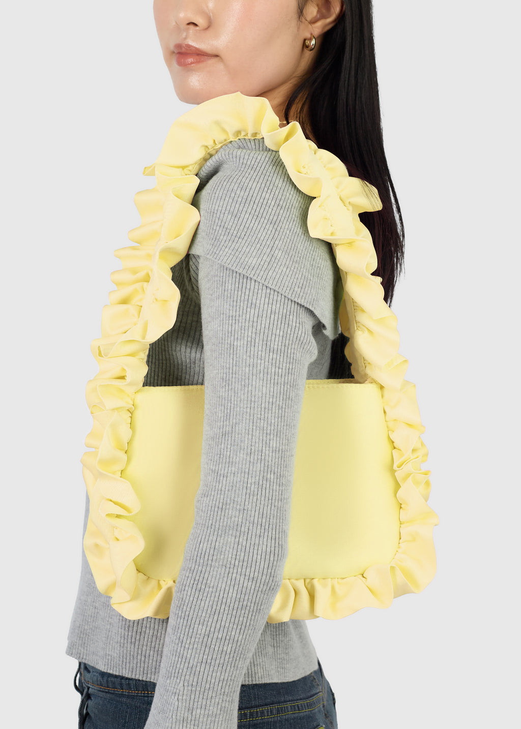 Butter Yellow Baguette Bag