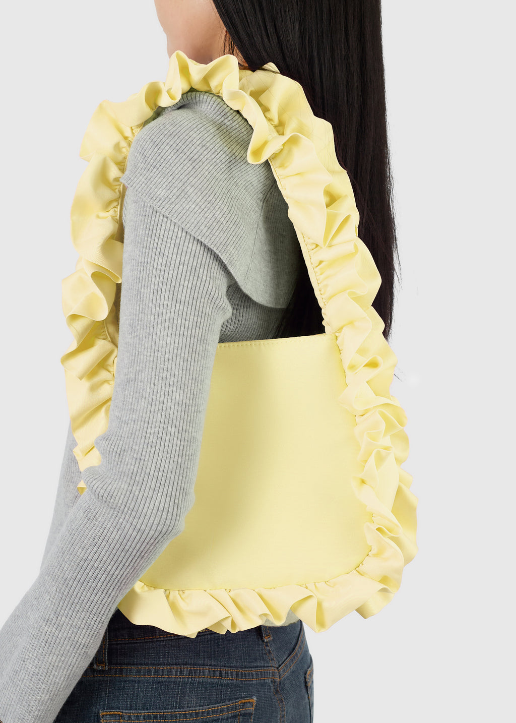 Butter Yellow Original Ruffle Bag