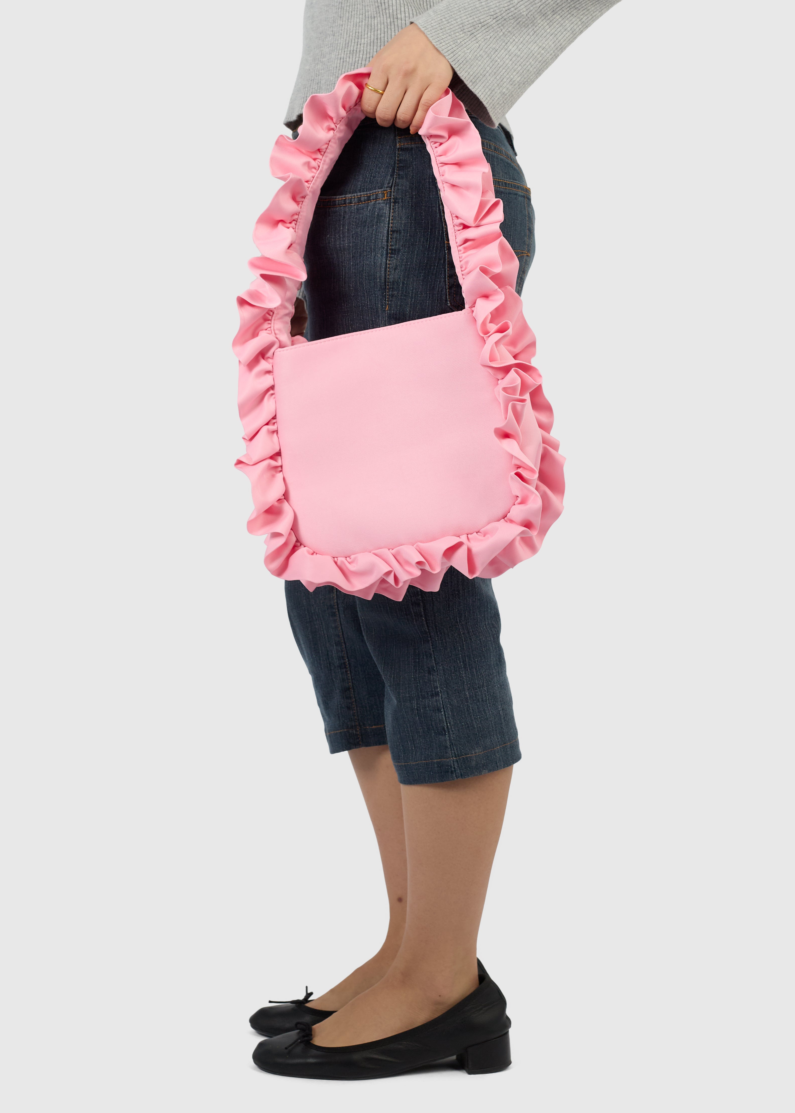 Baby Pink Original Ruffle Bag