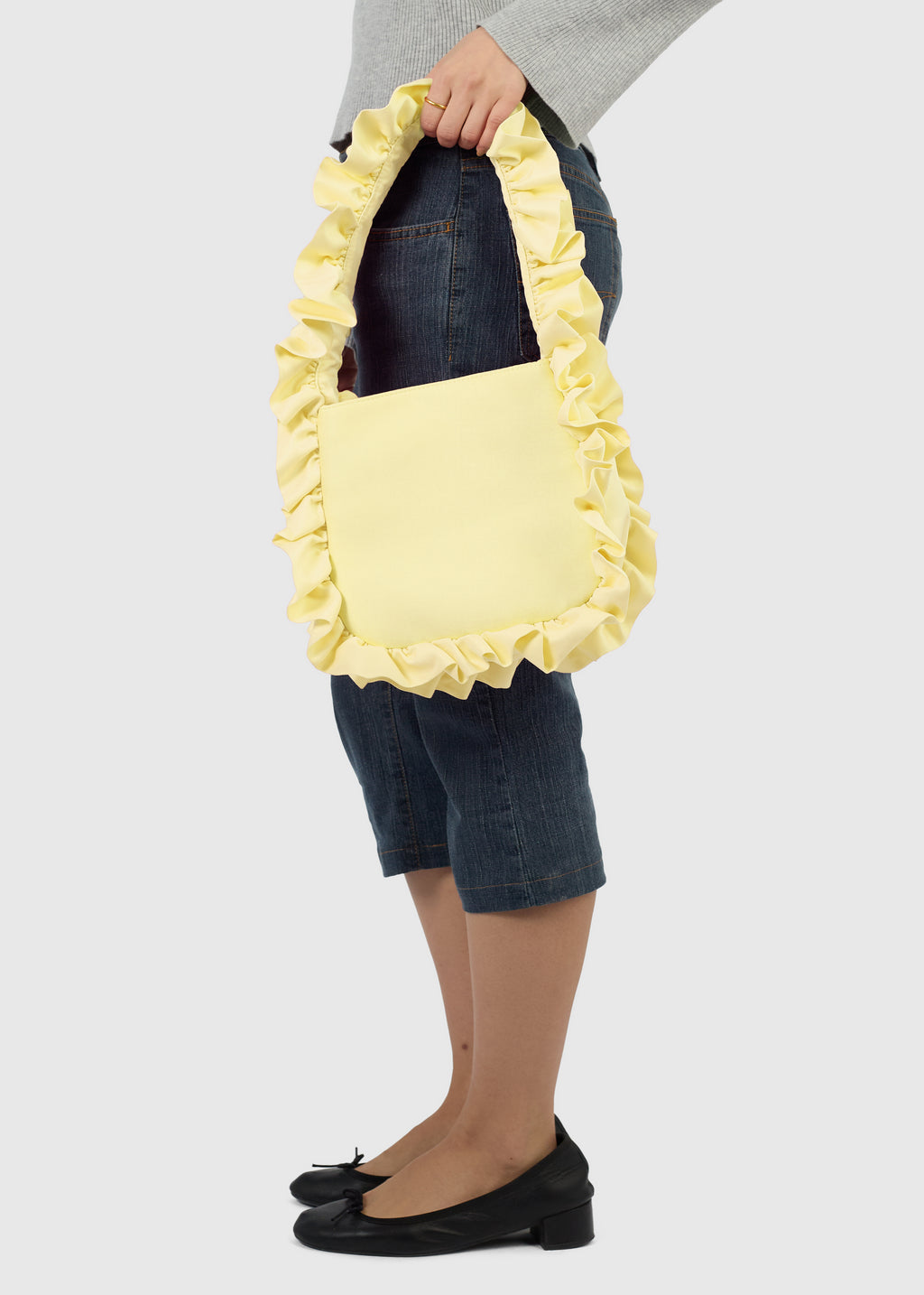 Butter Yellow Original Ruffle Bag