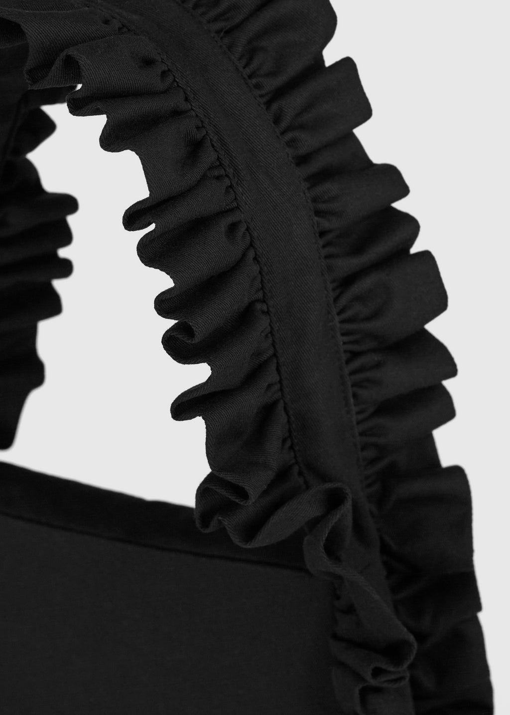 Black Canvas Baguette Flap Bag