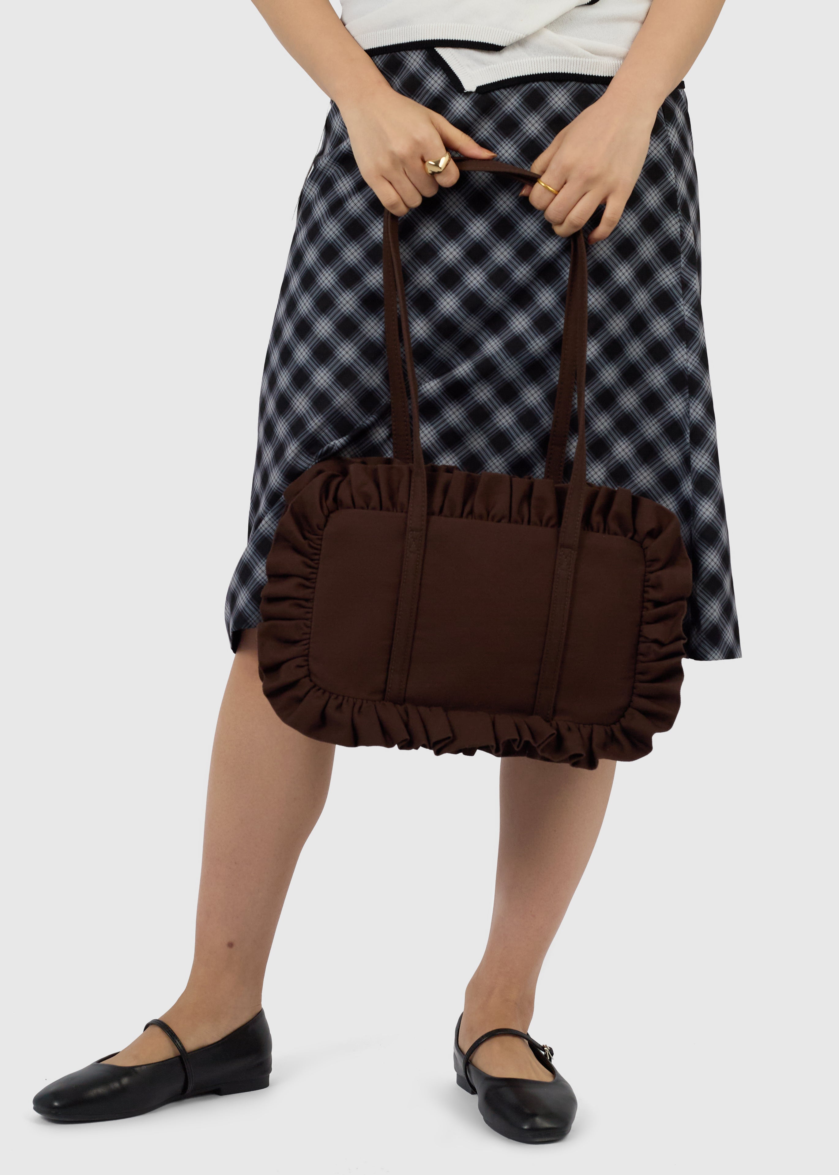 Brown Bowler Bag