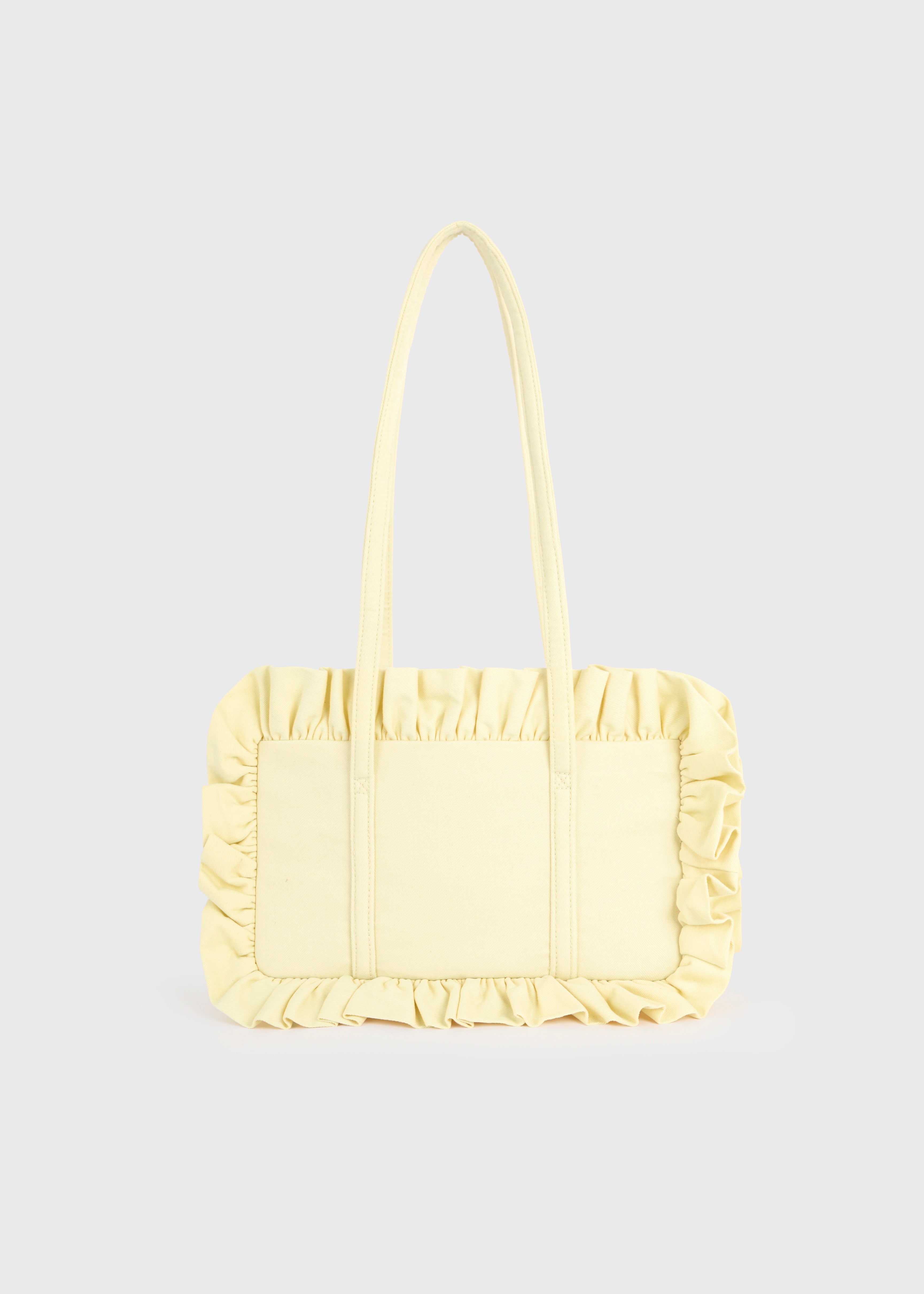 Butter Yellow Bowler Bag