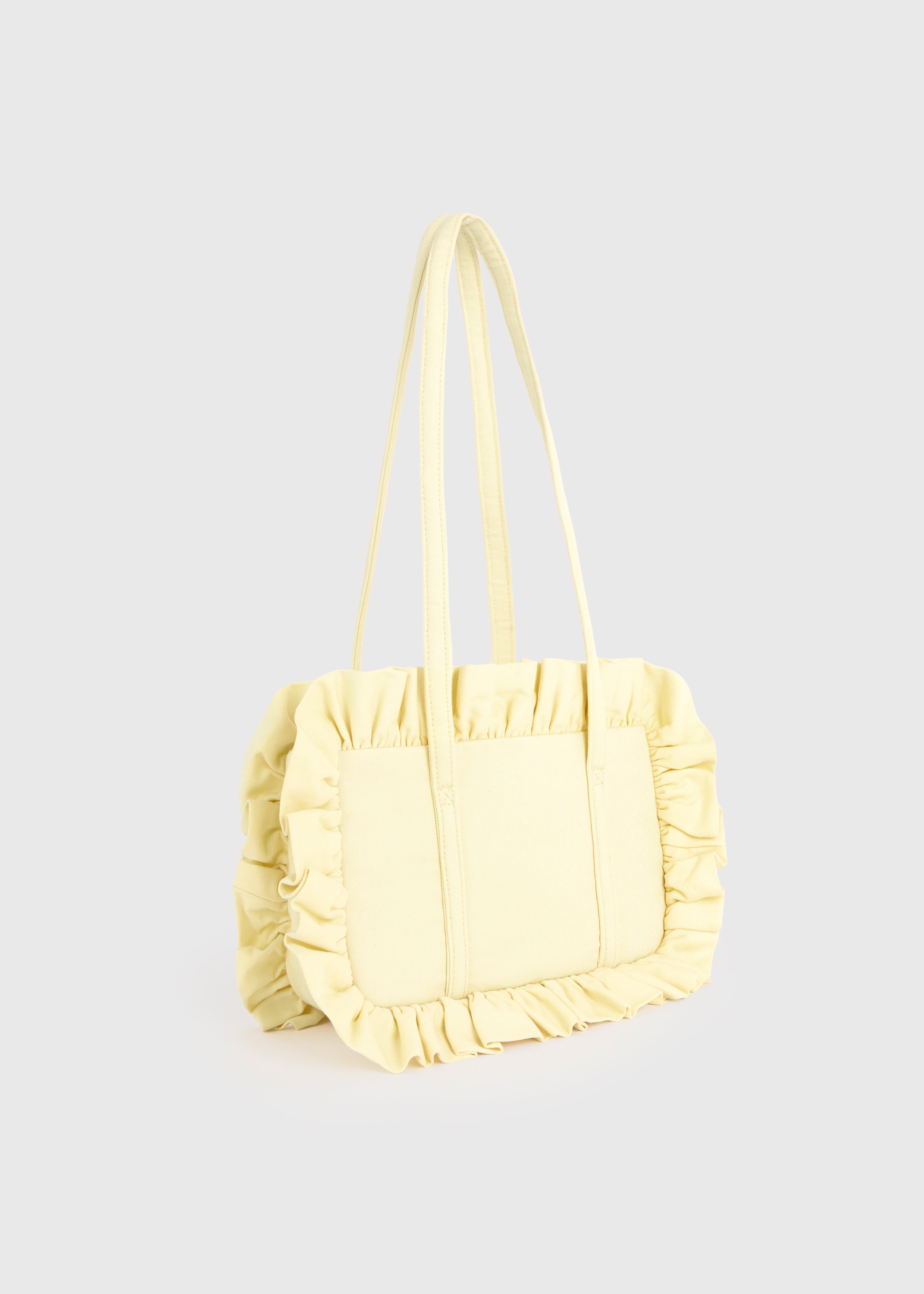 Butter Yellow Bowler Bag