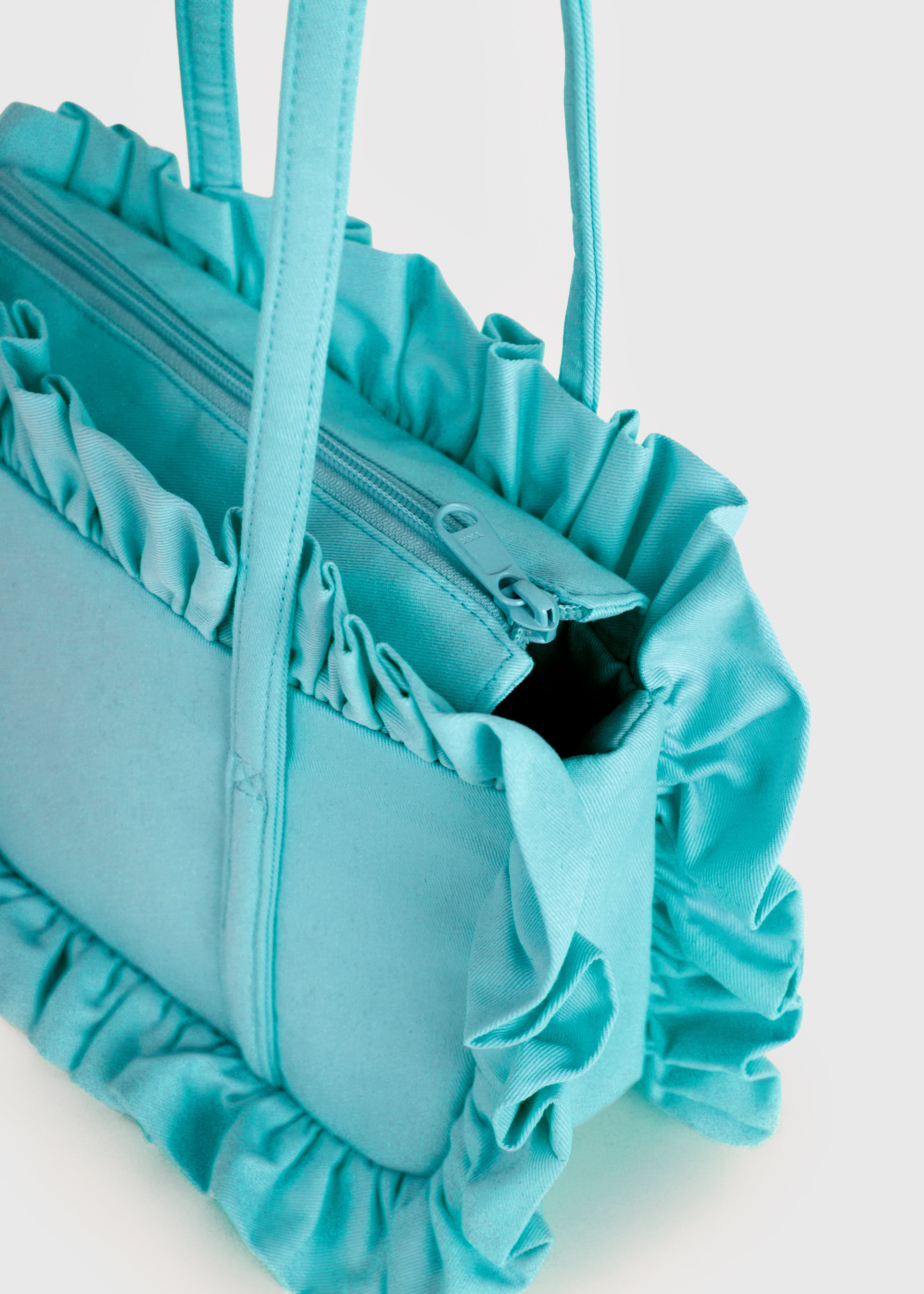 Aquamarine Bowler Bag