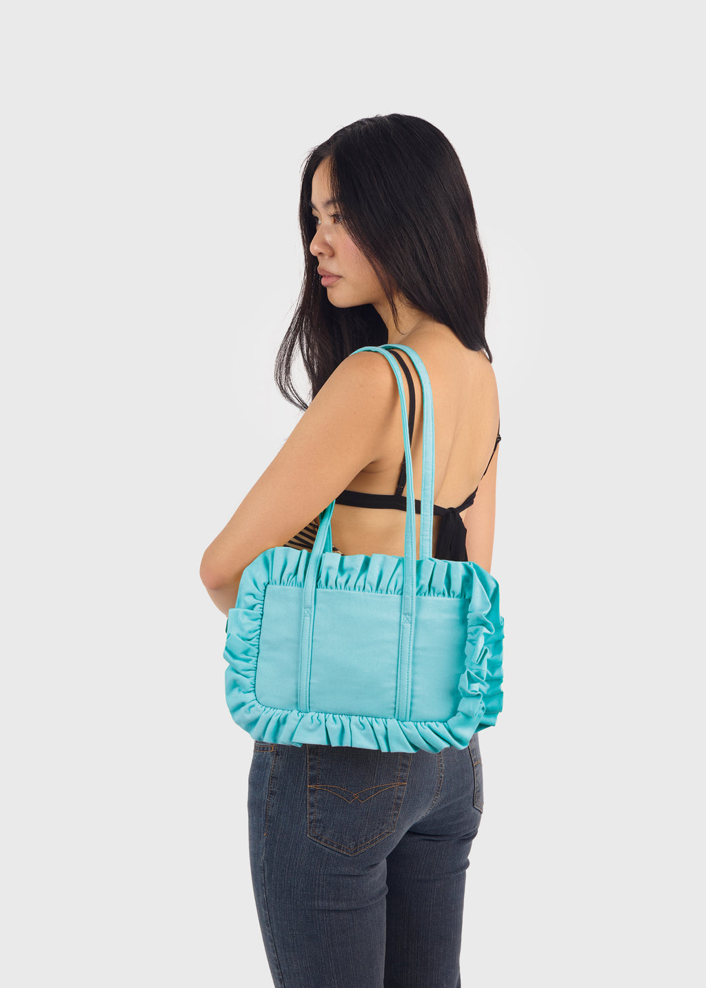 Aquamarine Bowler Bag
