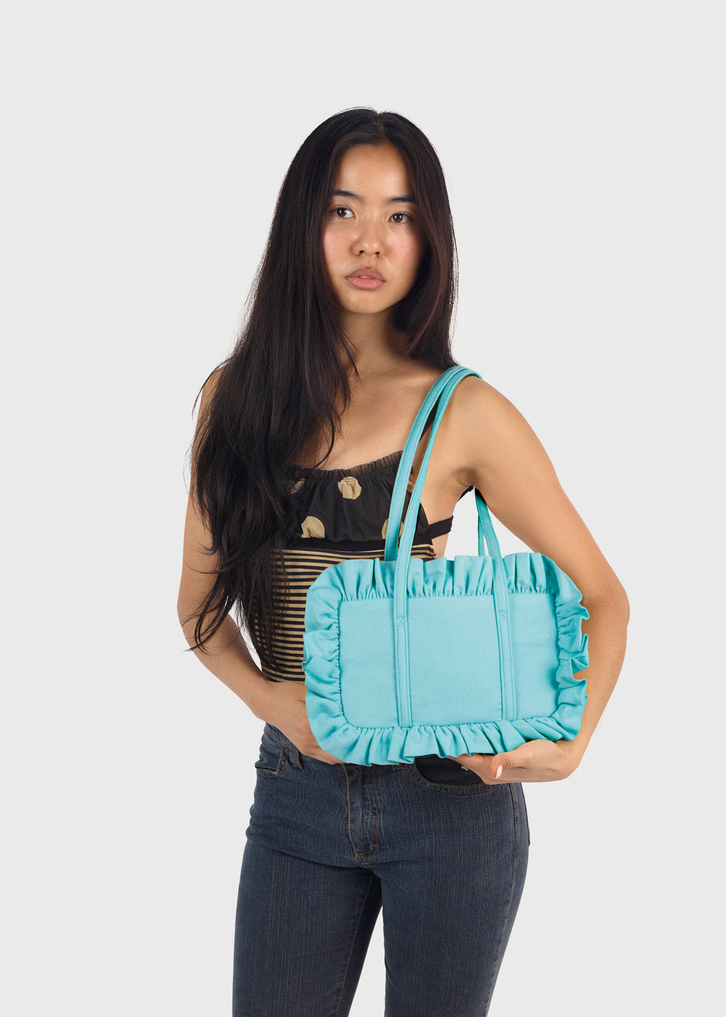 Aquamarine Bowler Bag