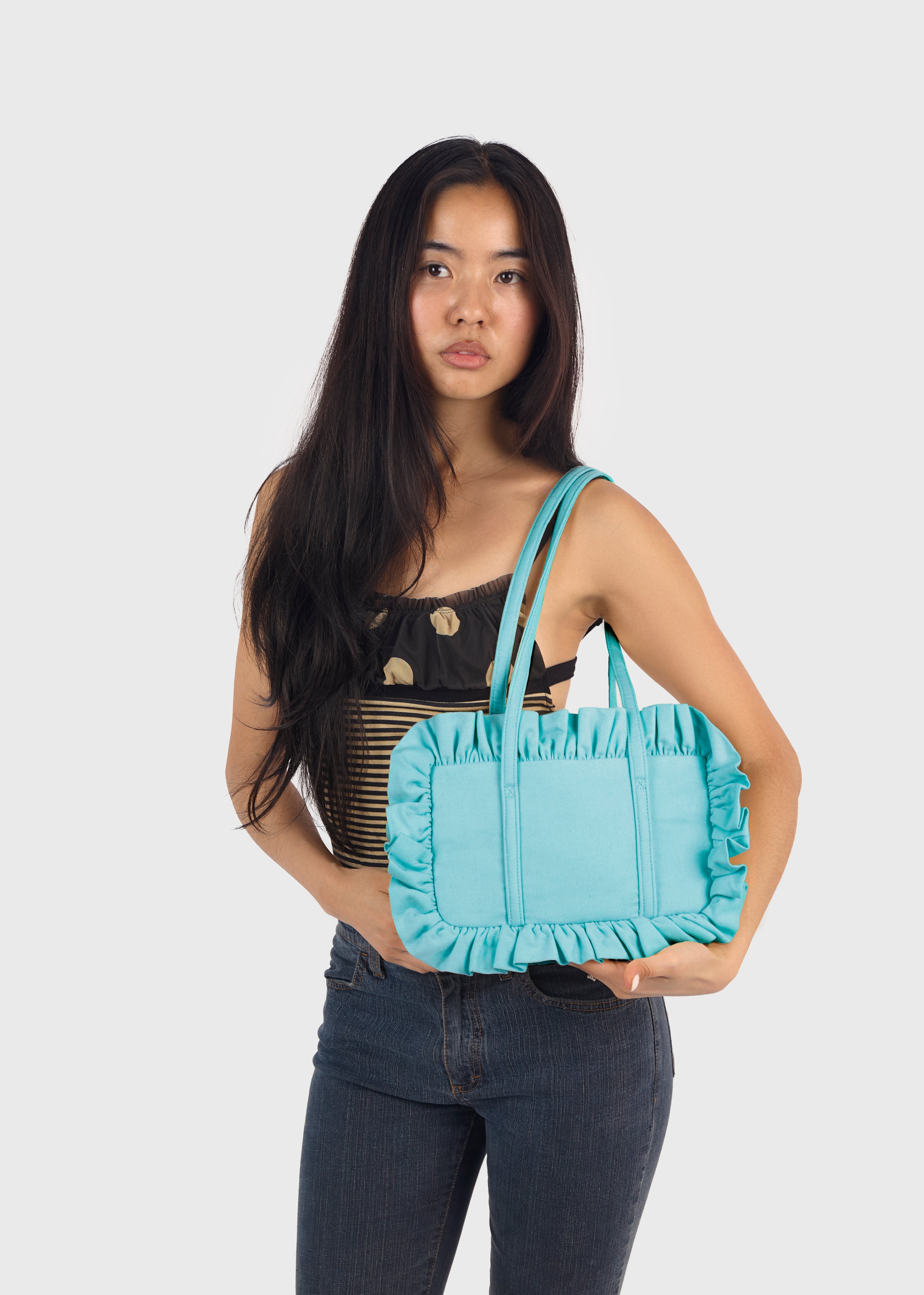 Aquamarine Bowler Bag