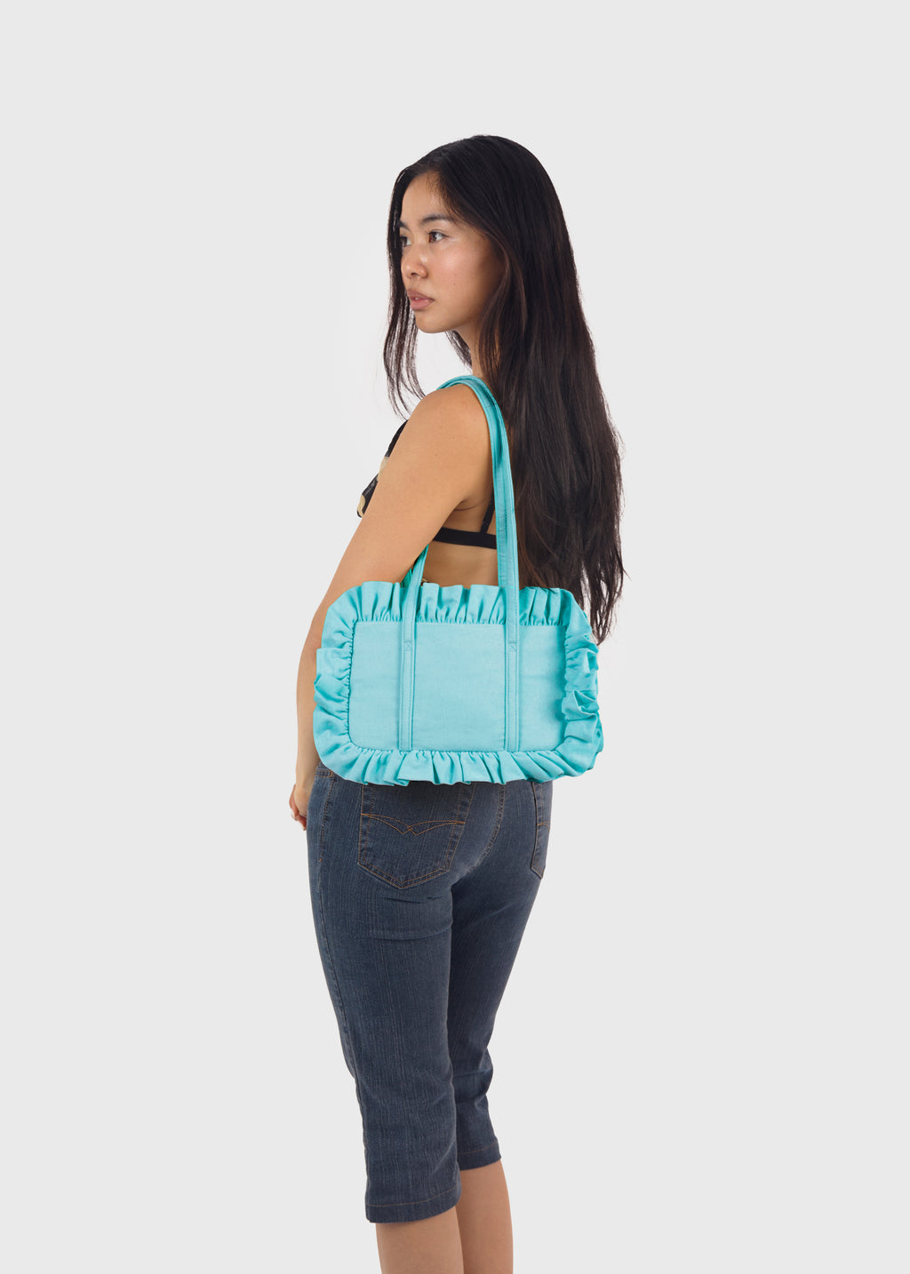 Aquamarine Bowler Bag