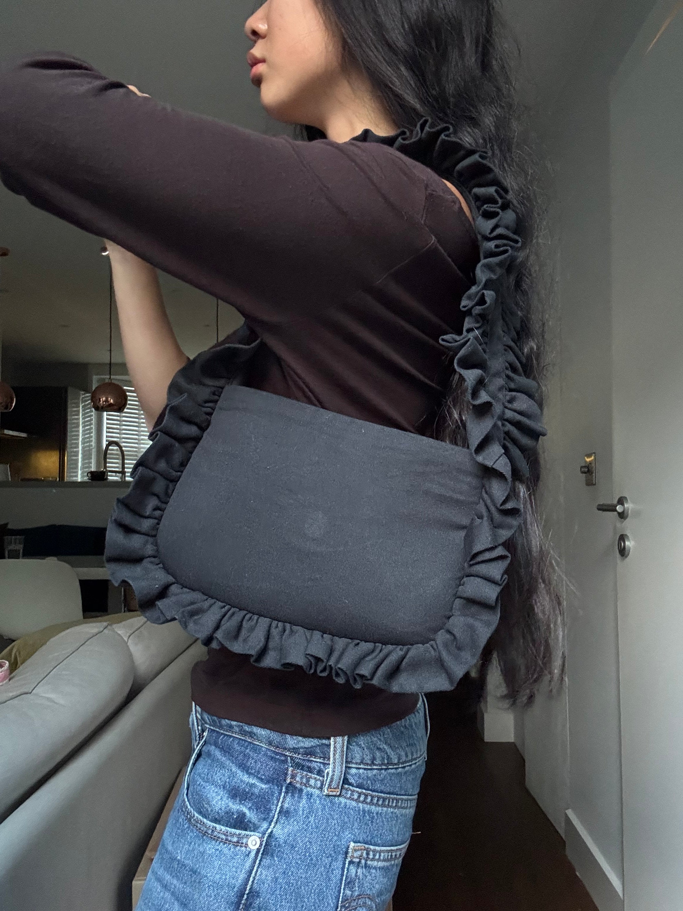 Black Canvas Baguette - Sample