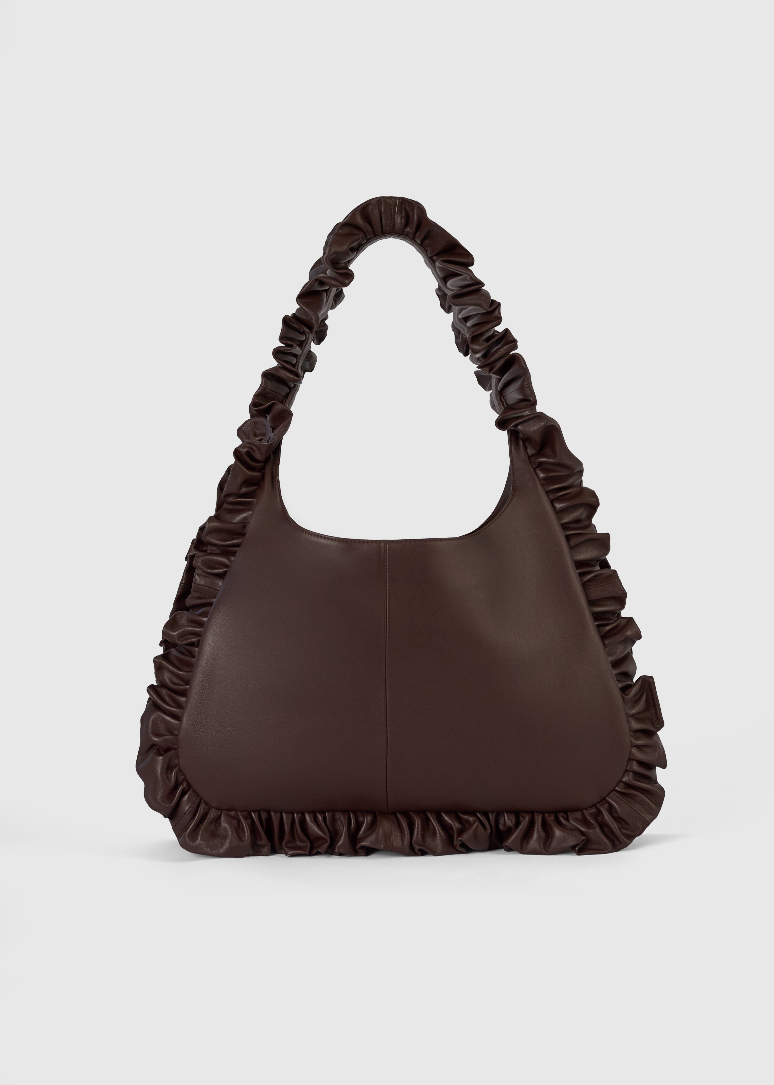 Leather Hobo - Chicory Coffee