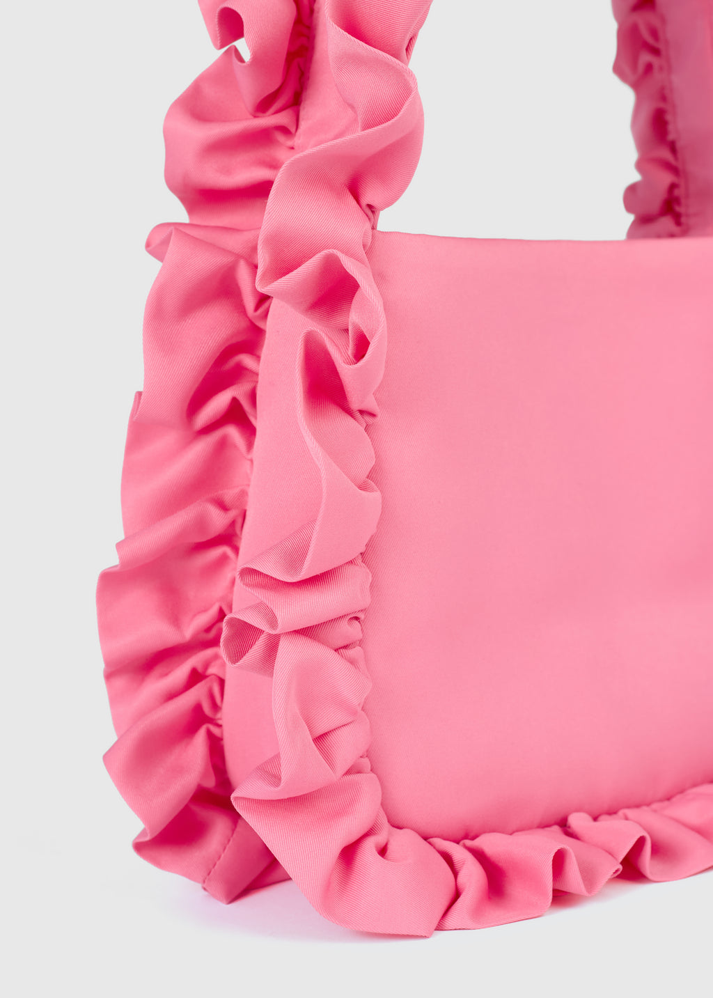 Deep Pink Baguette Flap Bag