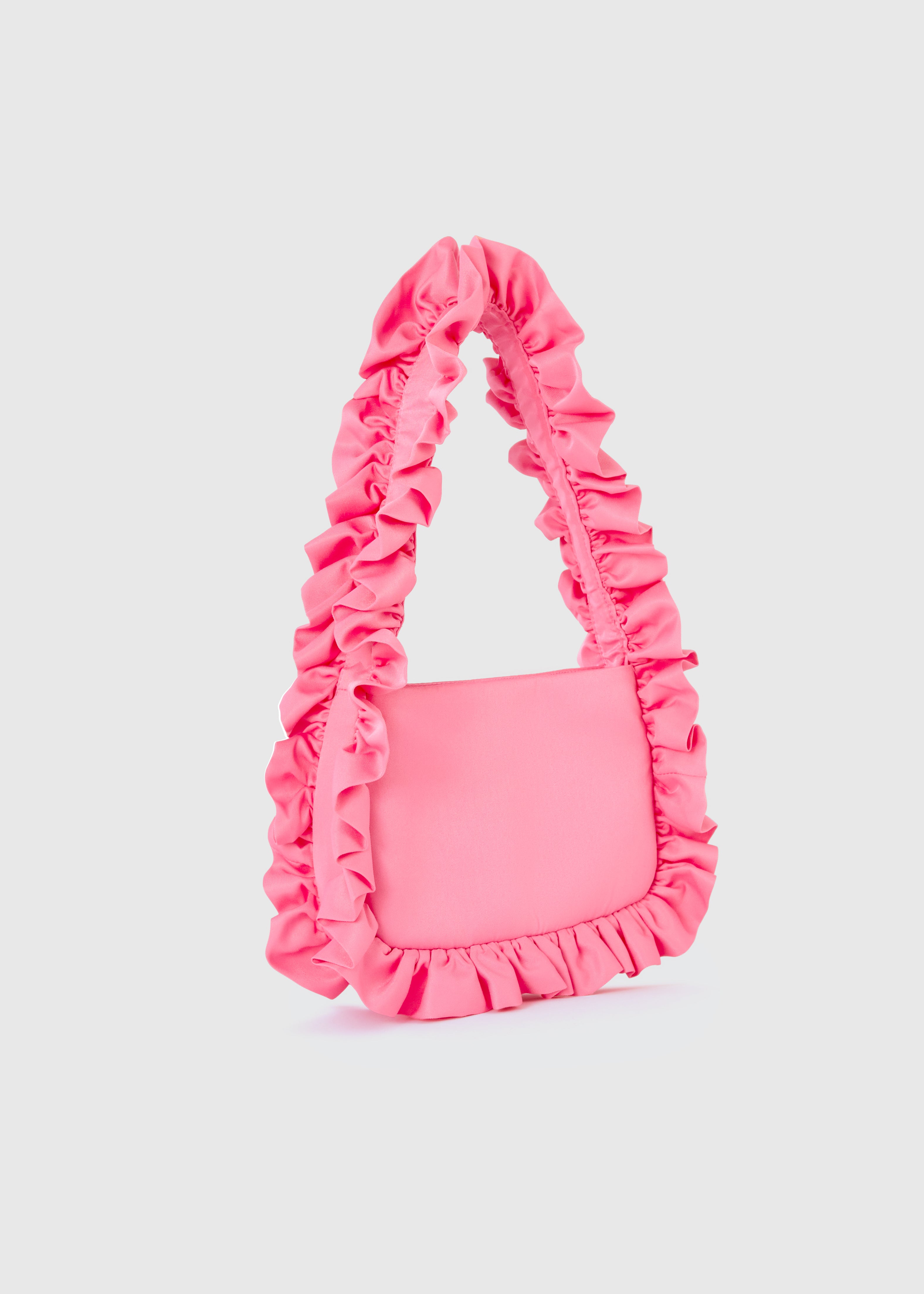 Deep Pink Baguette Bag
