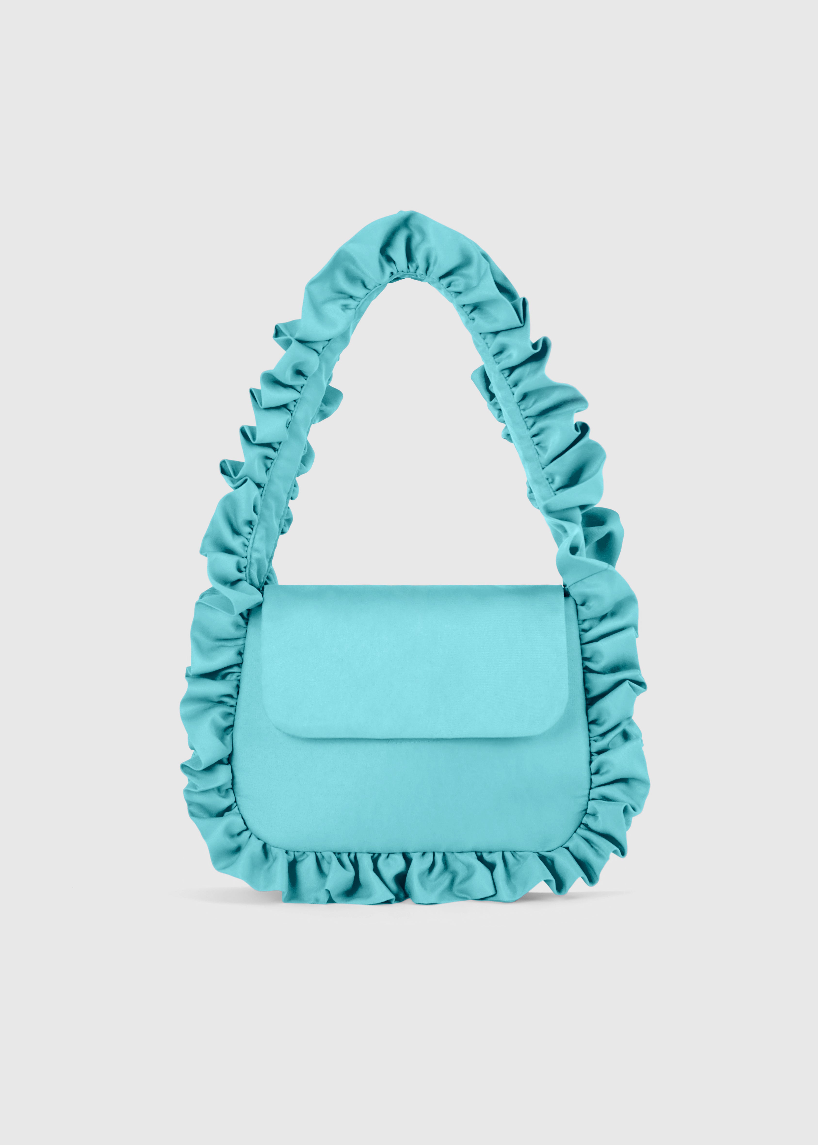 Jade Green Original Ruffle Bag – Baggy London