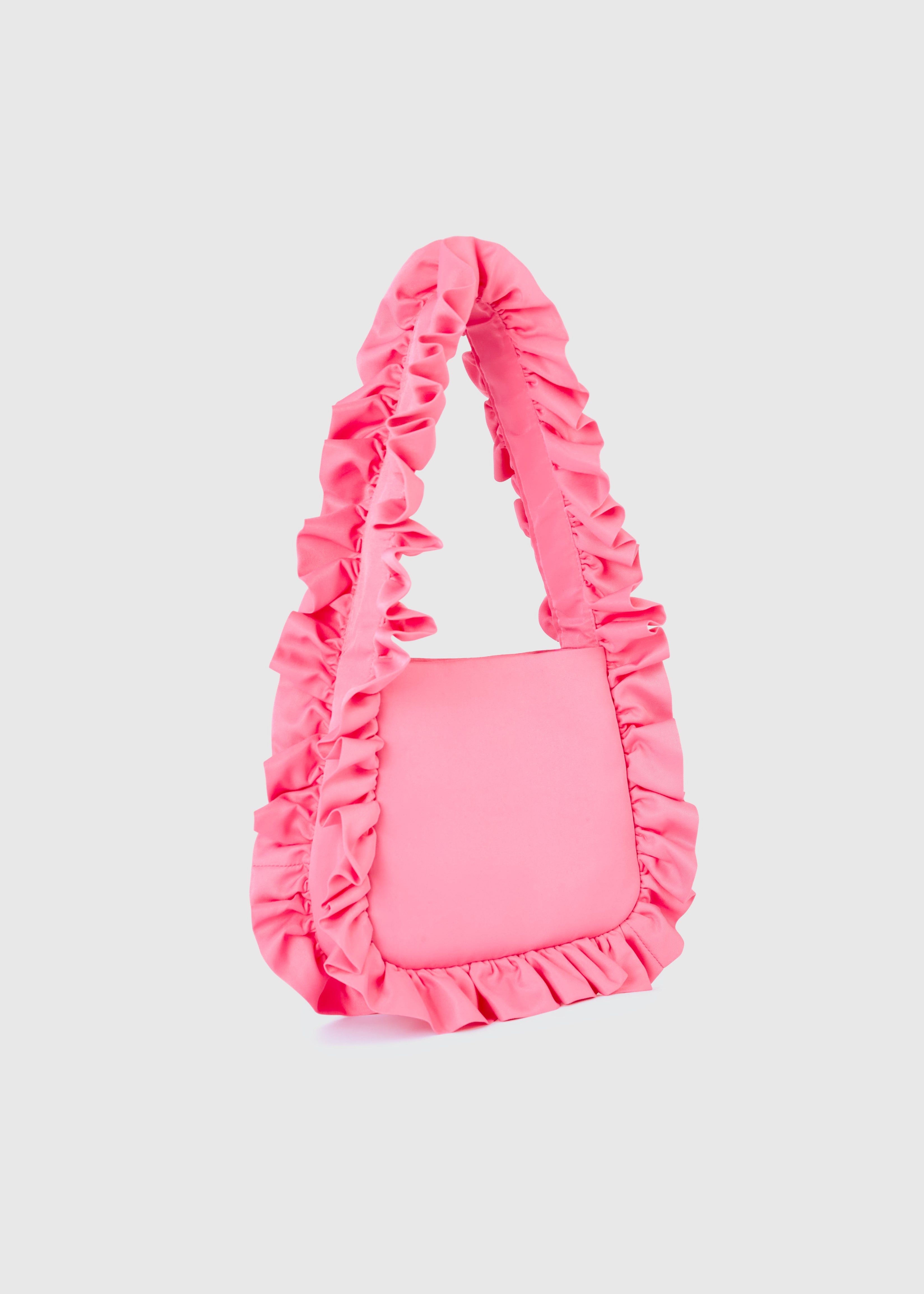 Deep Pink Original Ruffle Bag – Baggy London