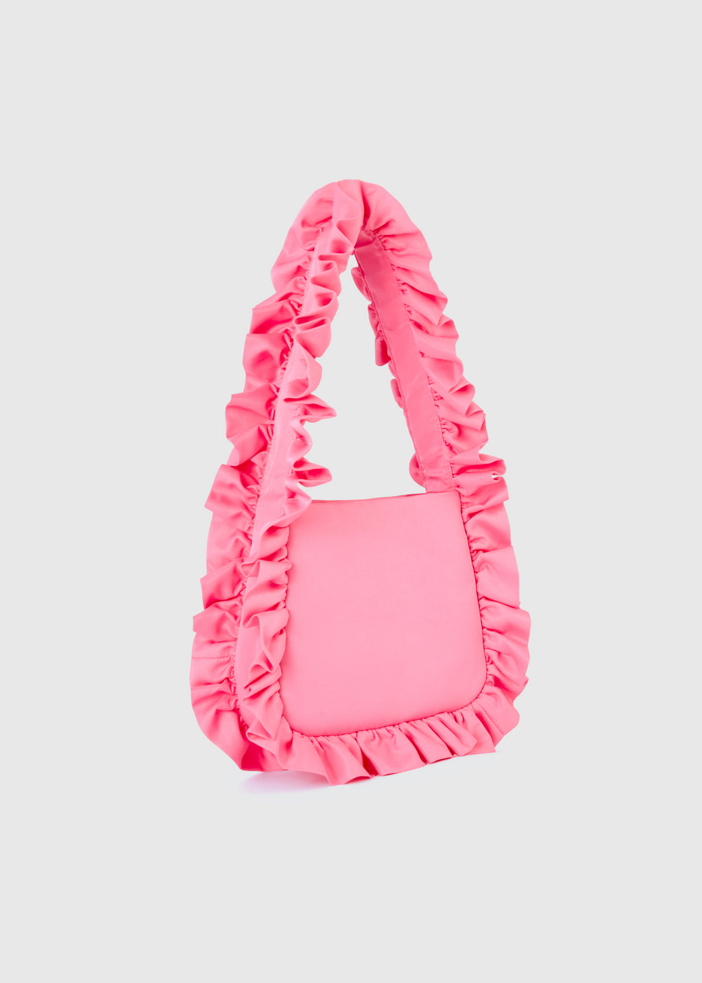 Deep Pink Original Ruffle Bag