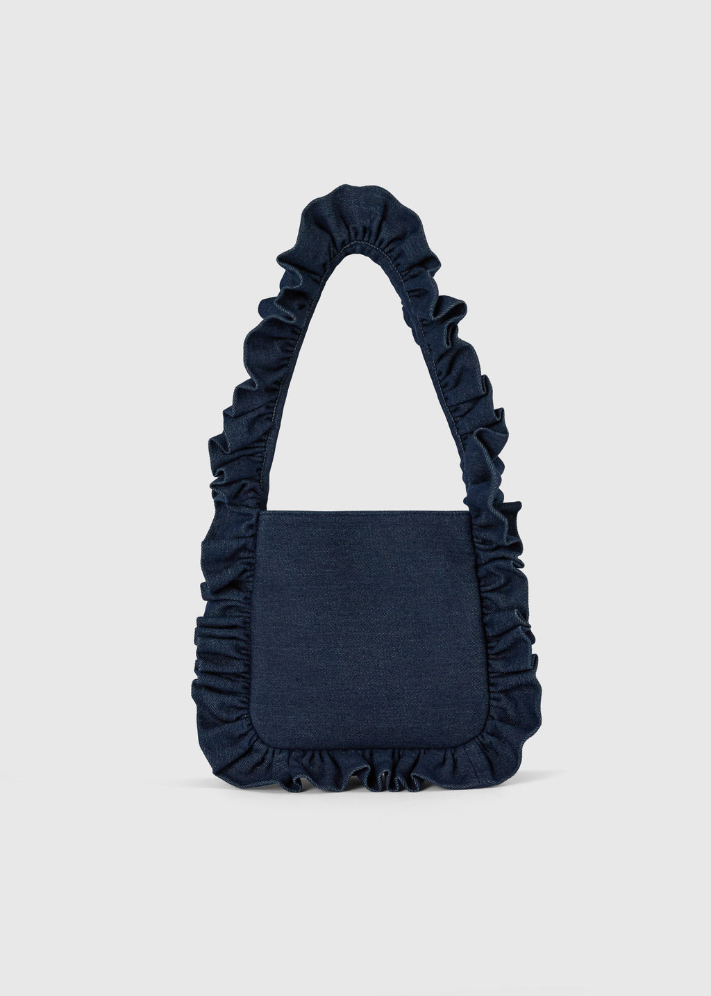 Denim Original Ruffle Bag