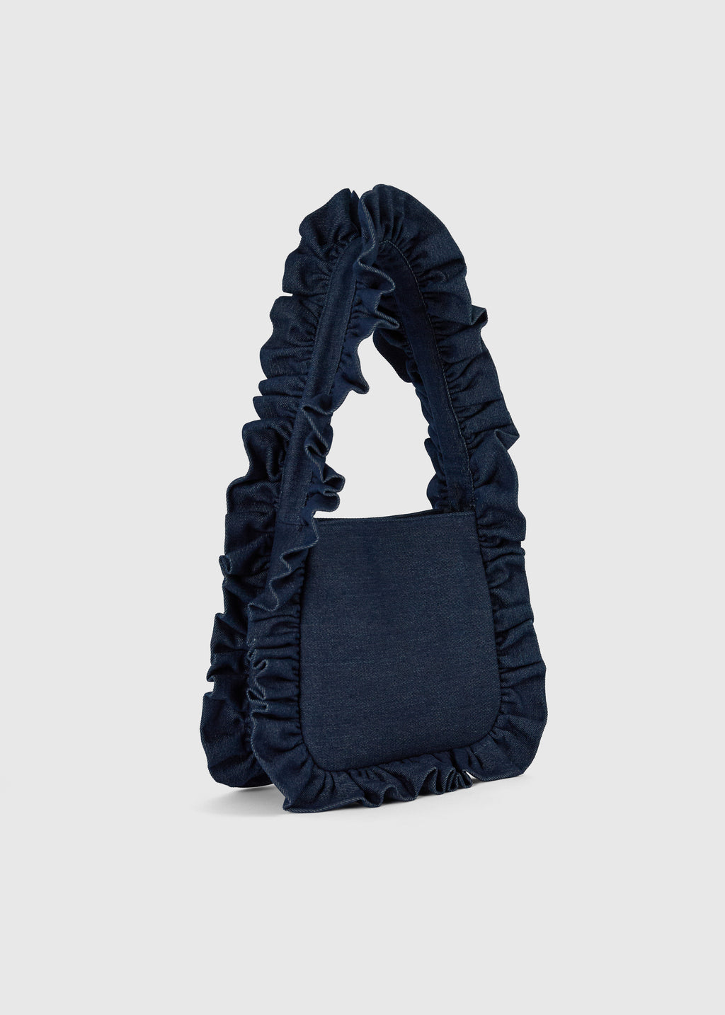 Denim Original Ruffle Bag