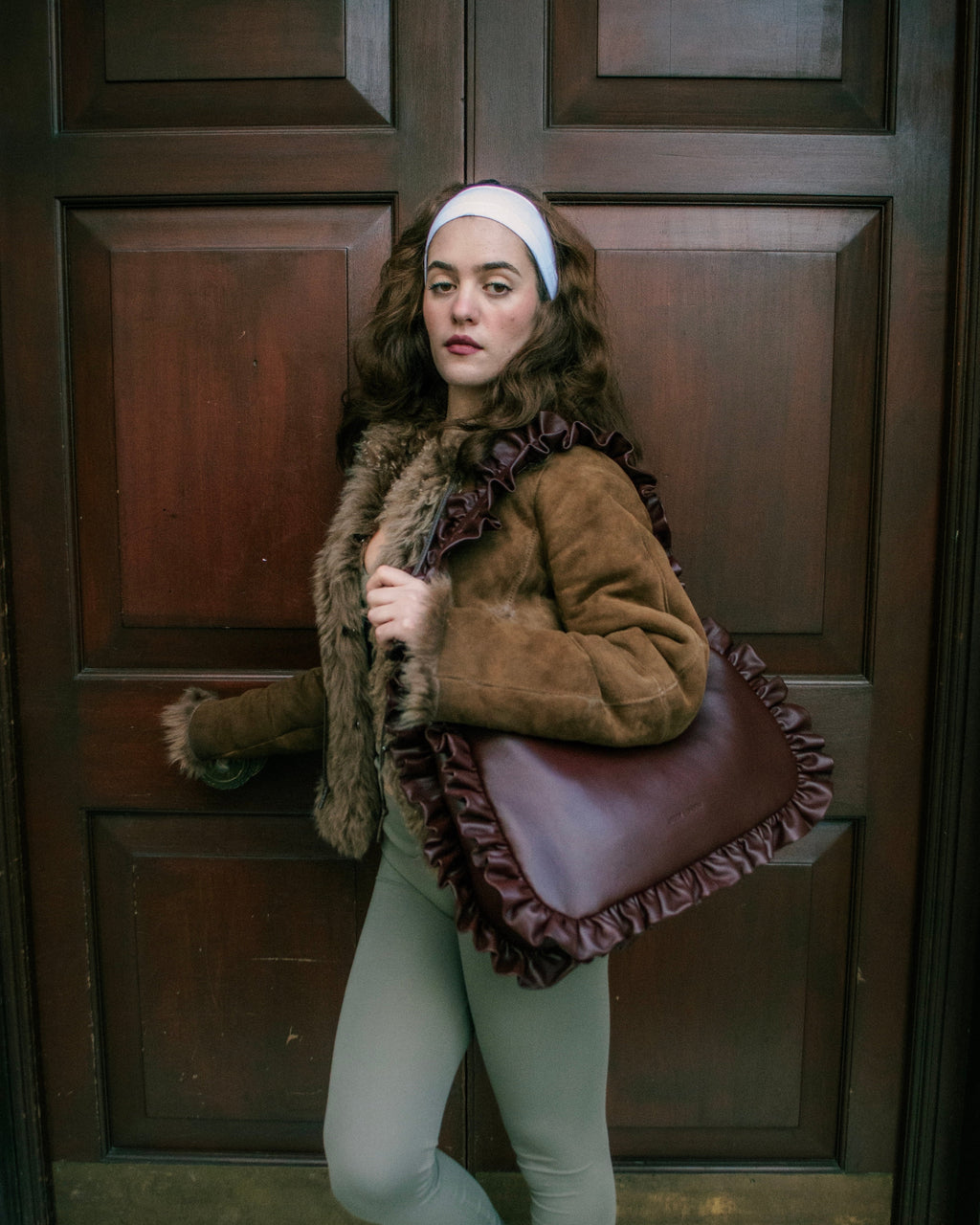 Leather Hobo - Chicory Coffee