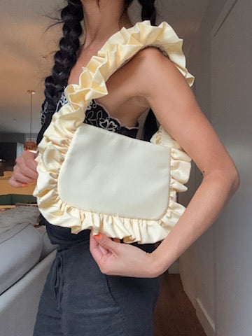 Butter Yellow Baguette Bag - Sample