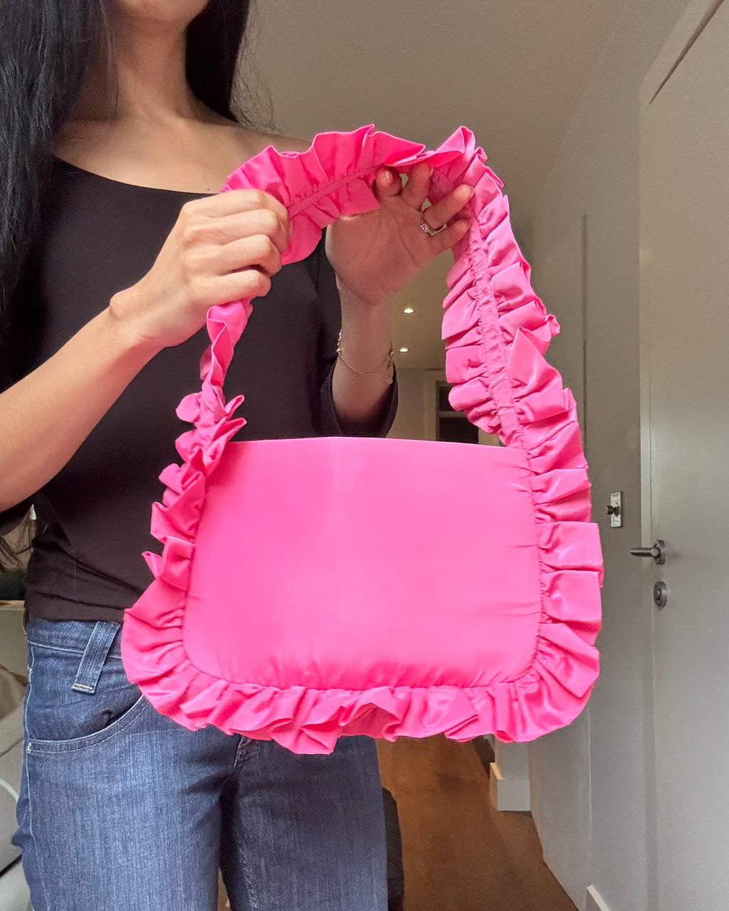 Deep Pink Baguette - Nylon