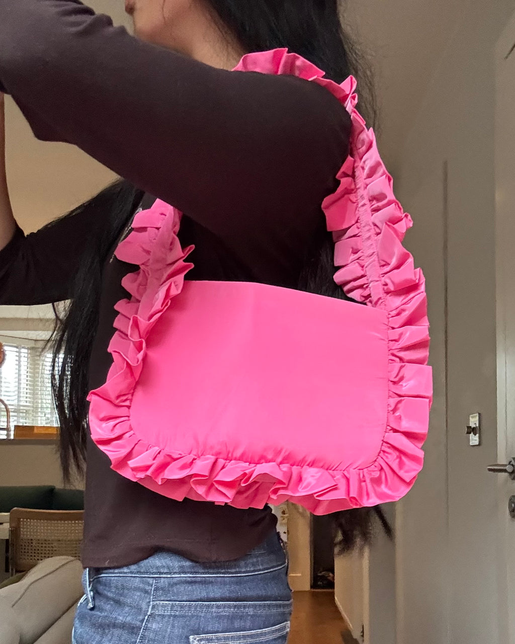 Deep Pink Baguette - Nylon