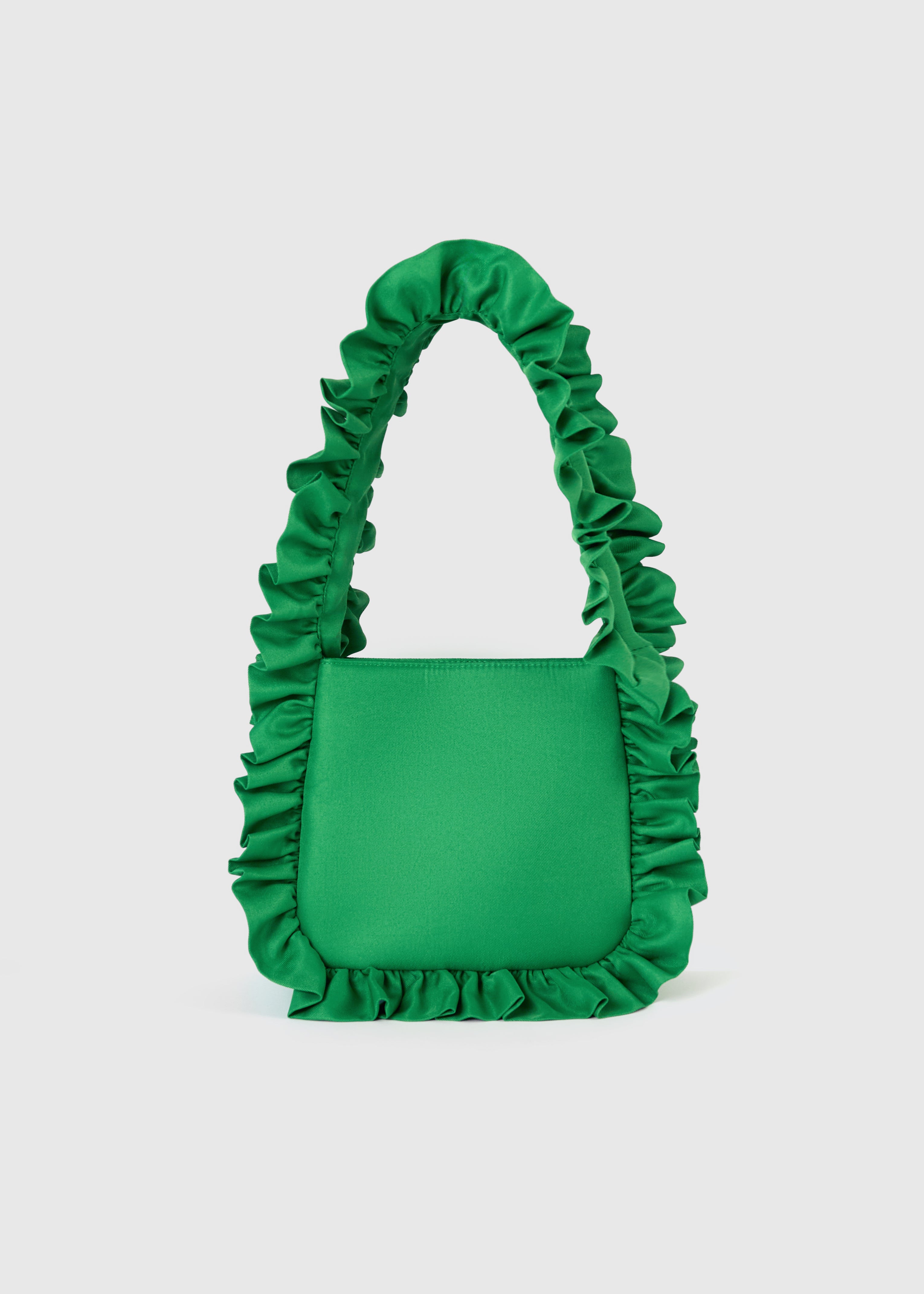 Jade Green Original Ruffle Bag