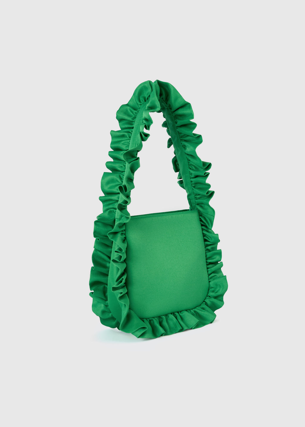 Jade Green Original Ruffle Bag