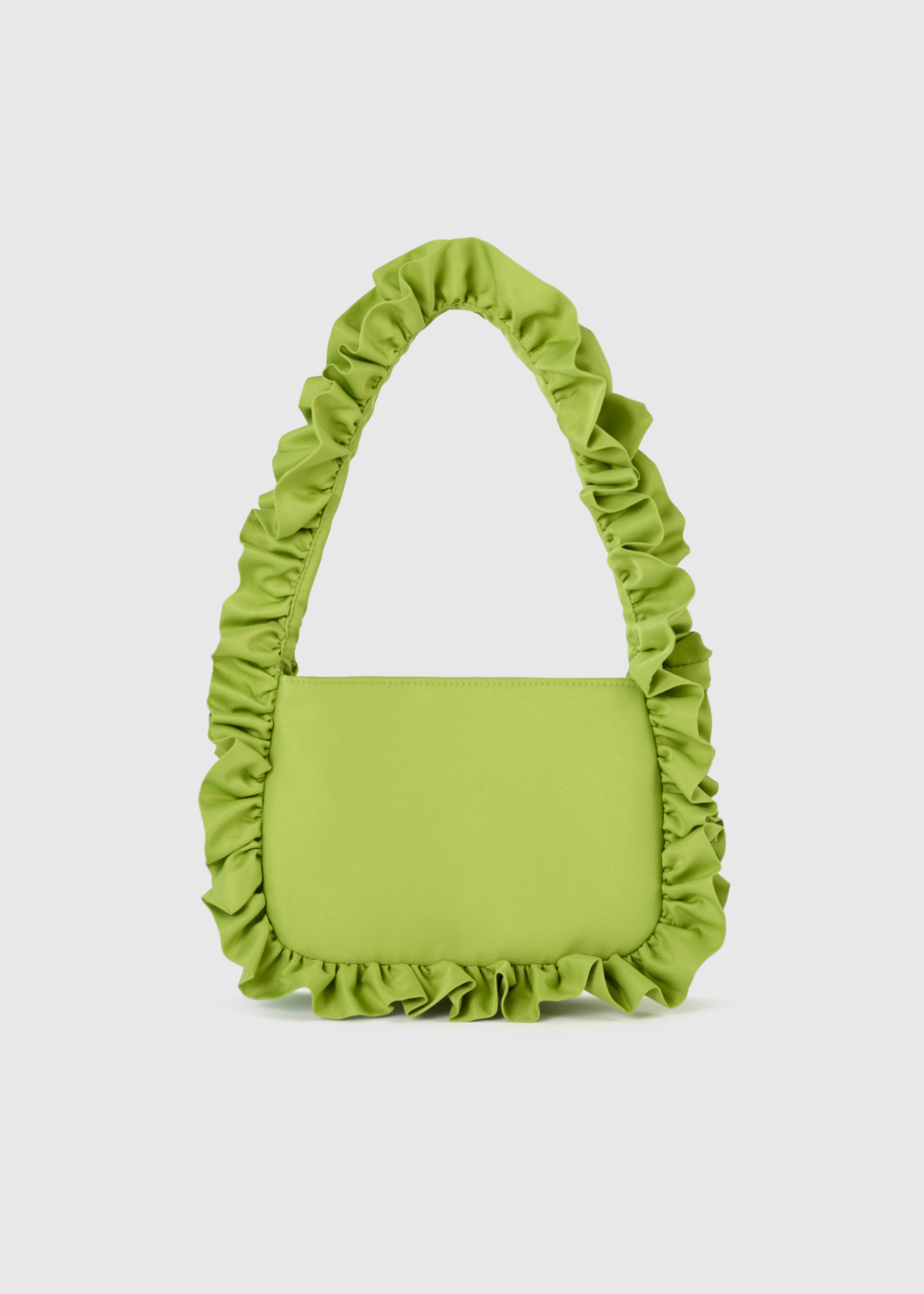 Olive Green Baguette Bag