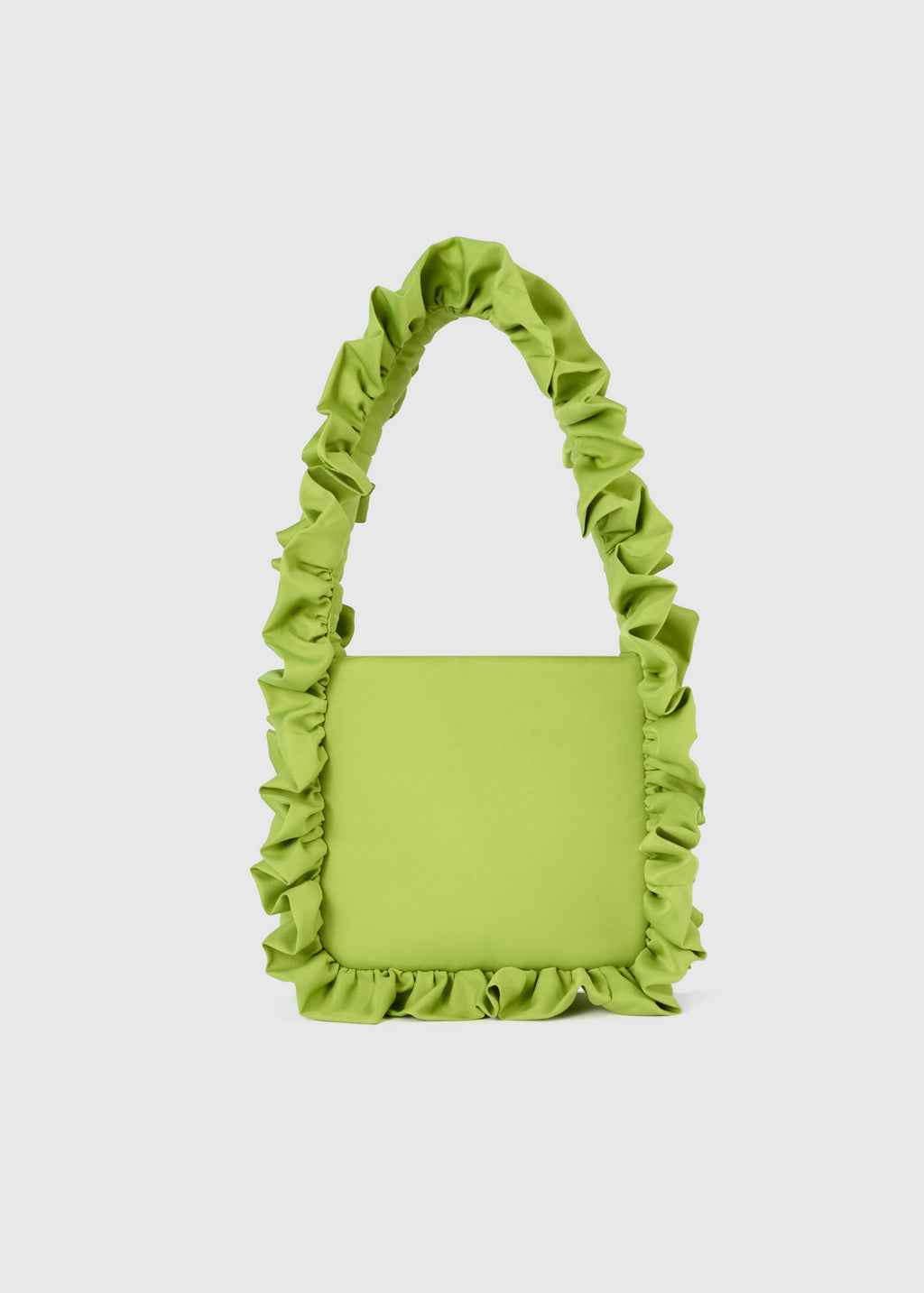 Olive Green Original Ruffle Bag