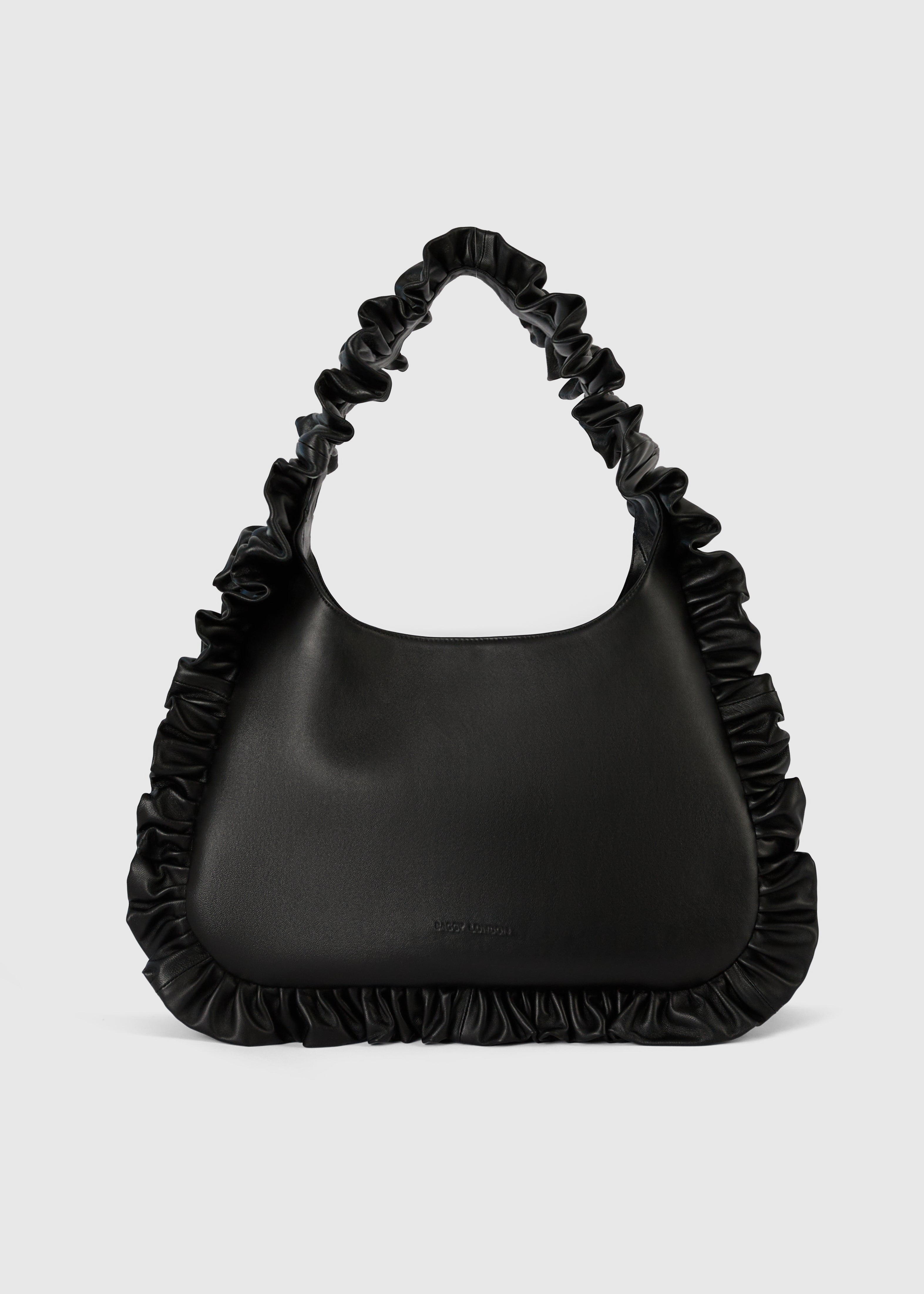 Leather Hobo - Onyx