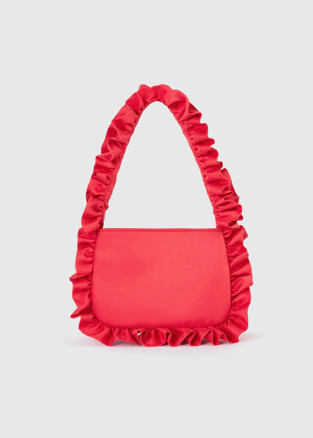 Red Baguette Bag