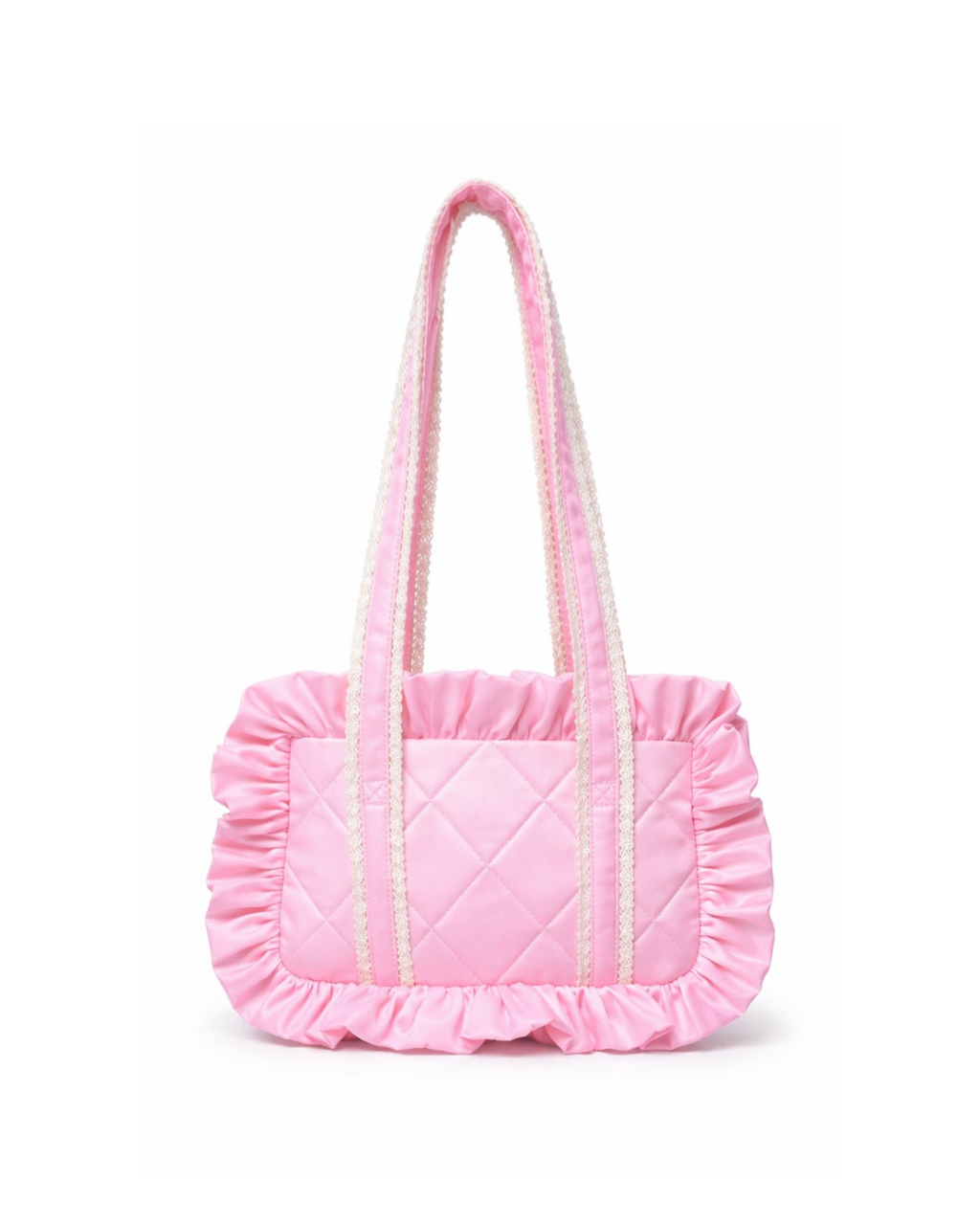 Baby Pink Puffy Bowler - Sample