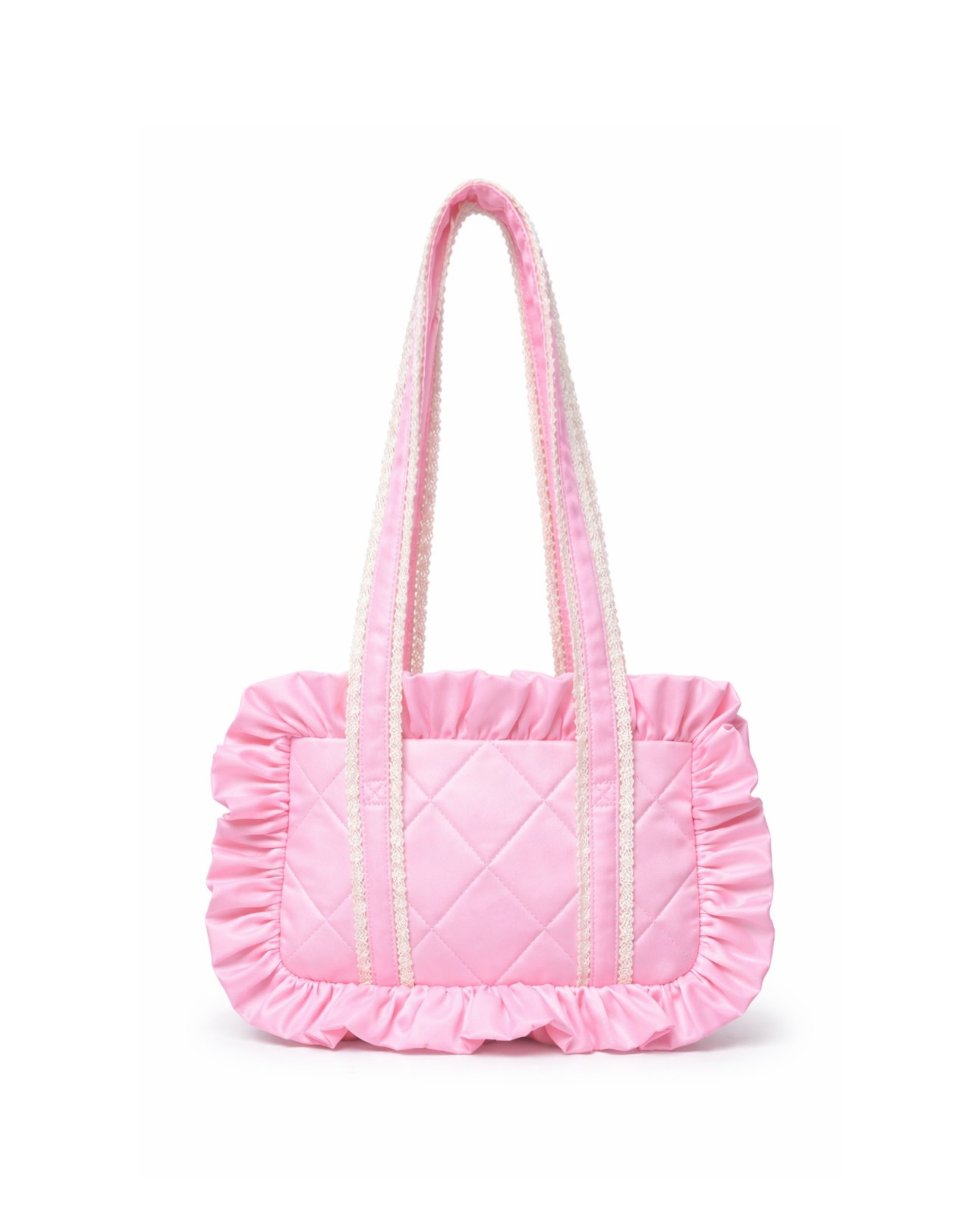 Baby Pink Puffy Bowler - Sample