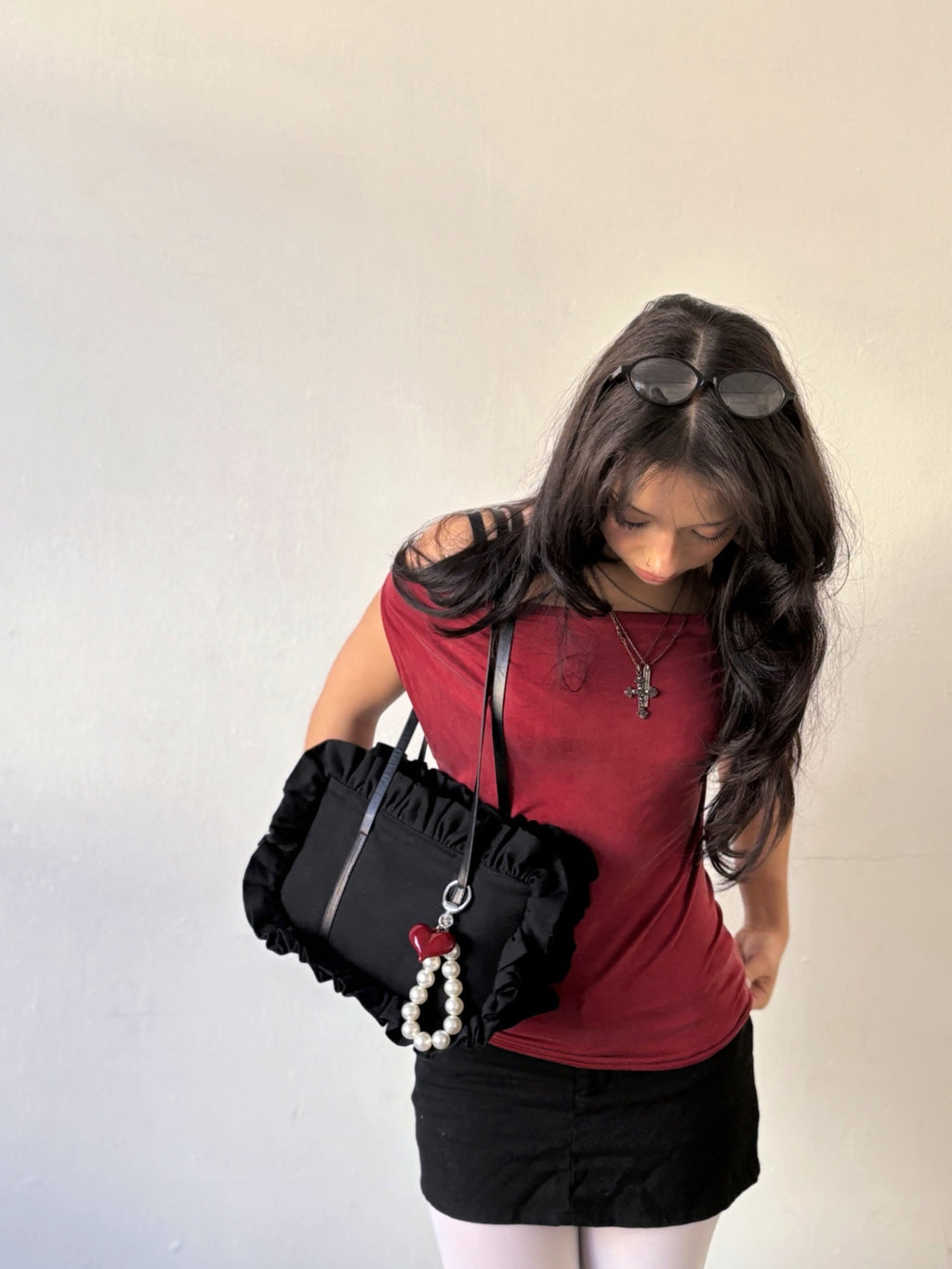 Black Bowler Bag image 3