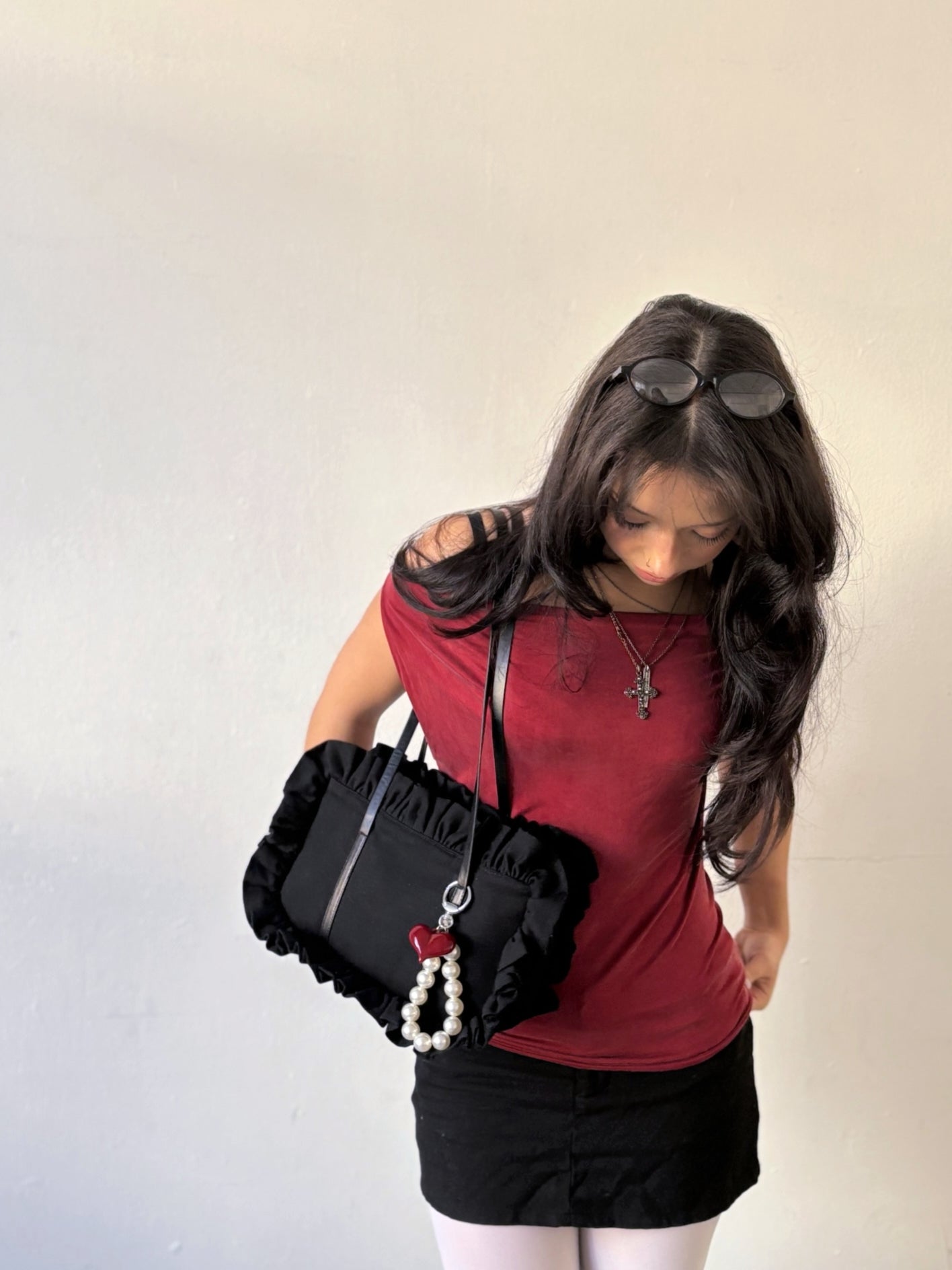 Black Bowler Bag image 3