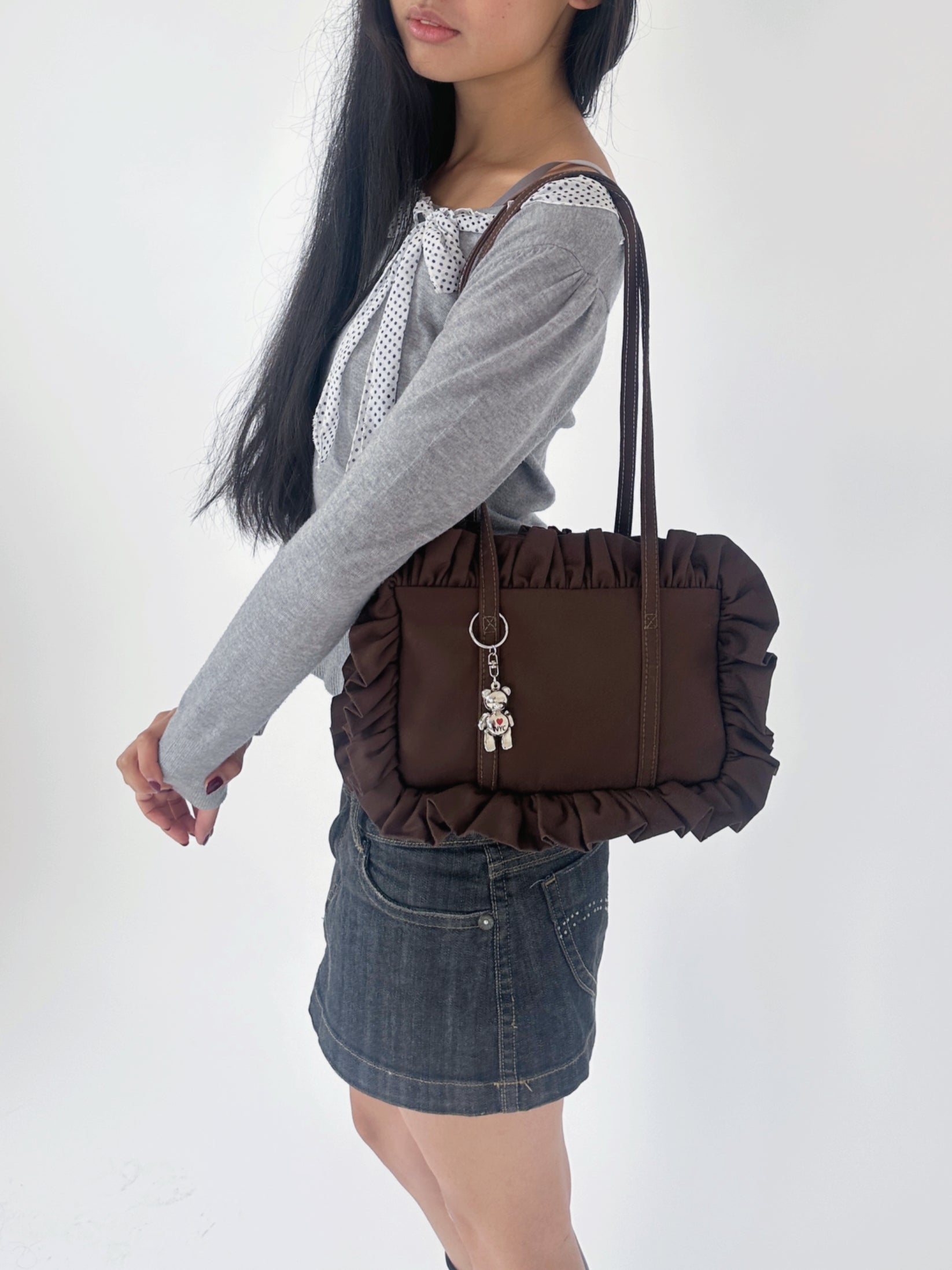 Brown Bowler Bag image 3